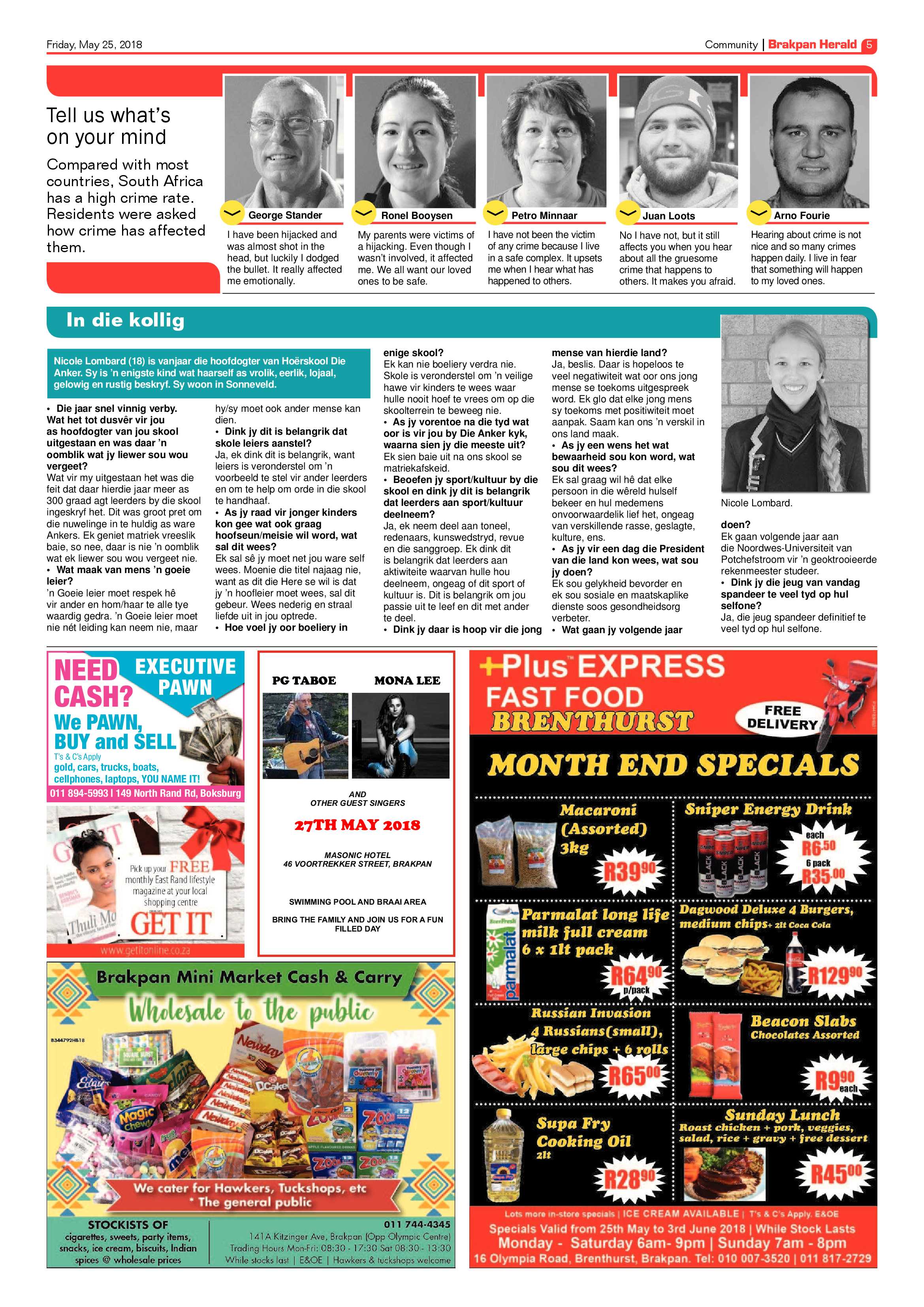 Brakpan Herald 25 May 2018 page 5