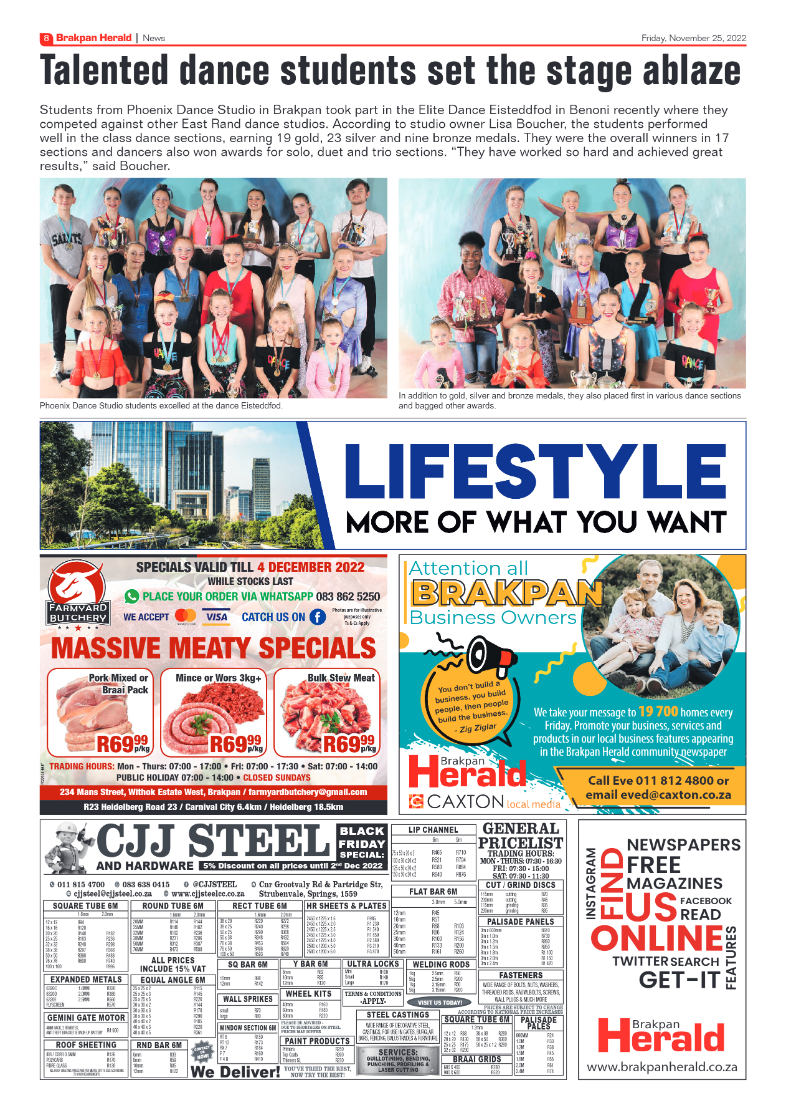 Brakpan Herald 25 Nov 2022 page 8