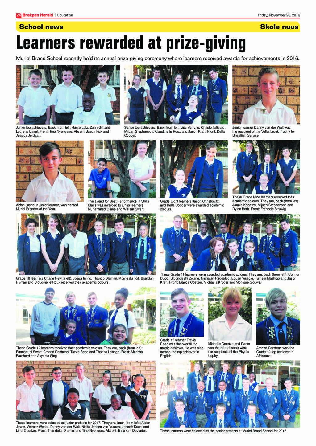 Brakpan Herald 25 November 2016 page 24