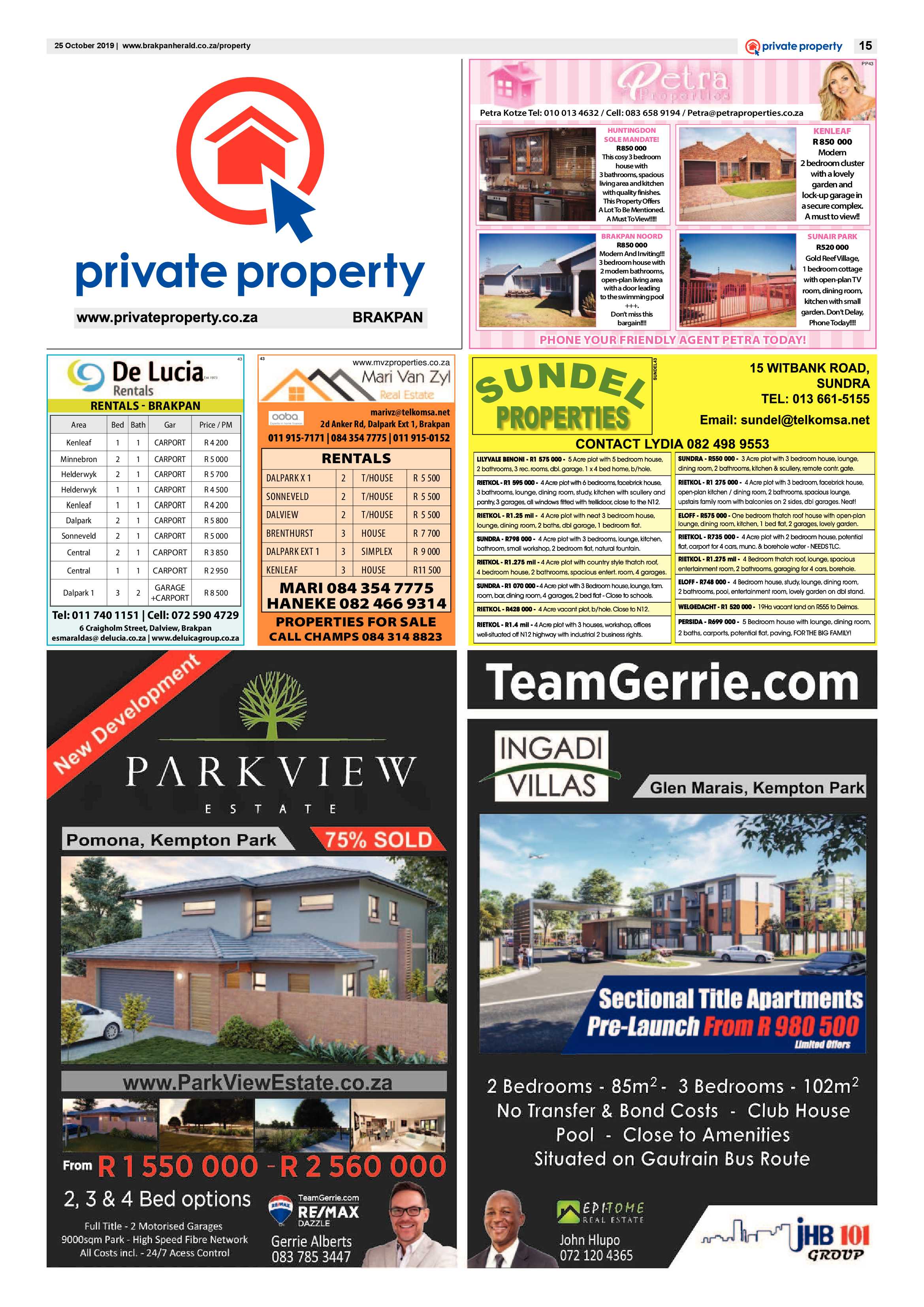 Brakpan Herald 25 October 2019 page 15