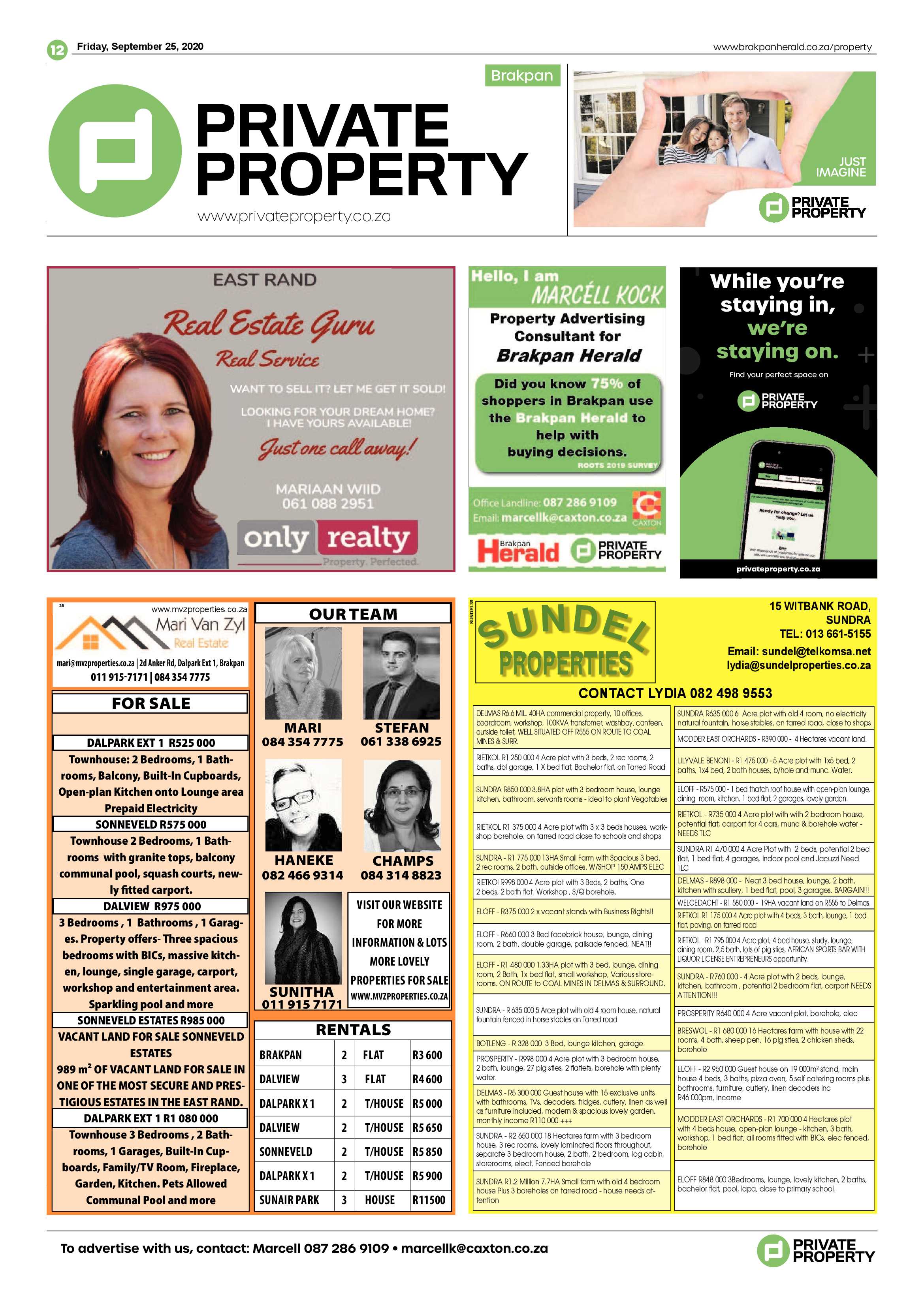 Brakpan Herald 25 September 2020 page 12