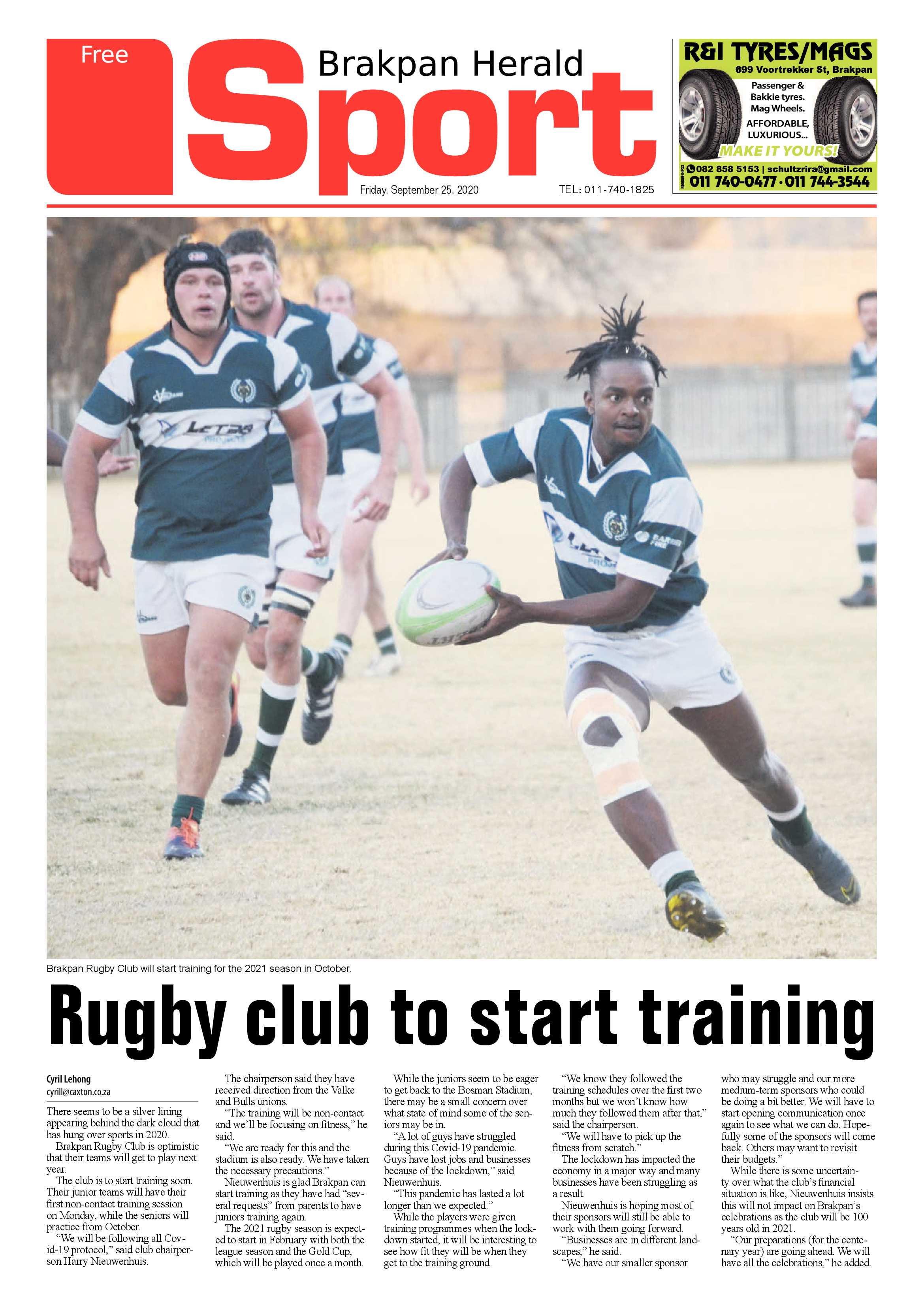 Brakpan Herald 25 September 2020 page 16