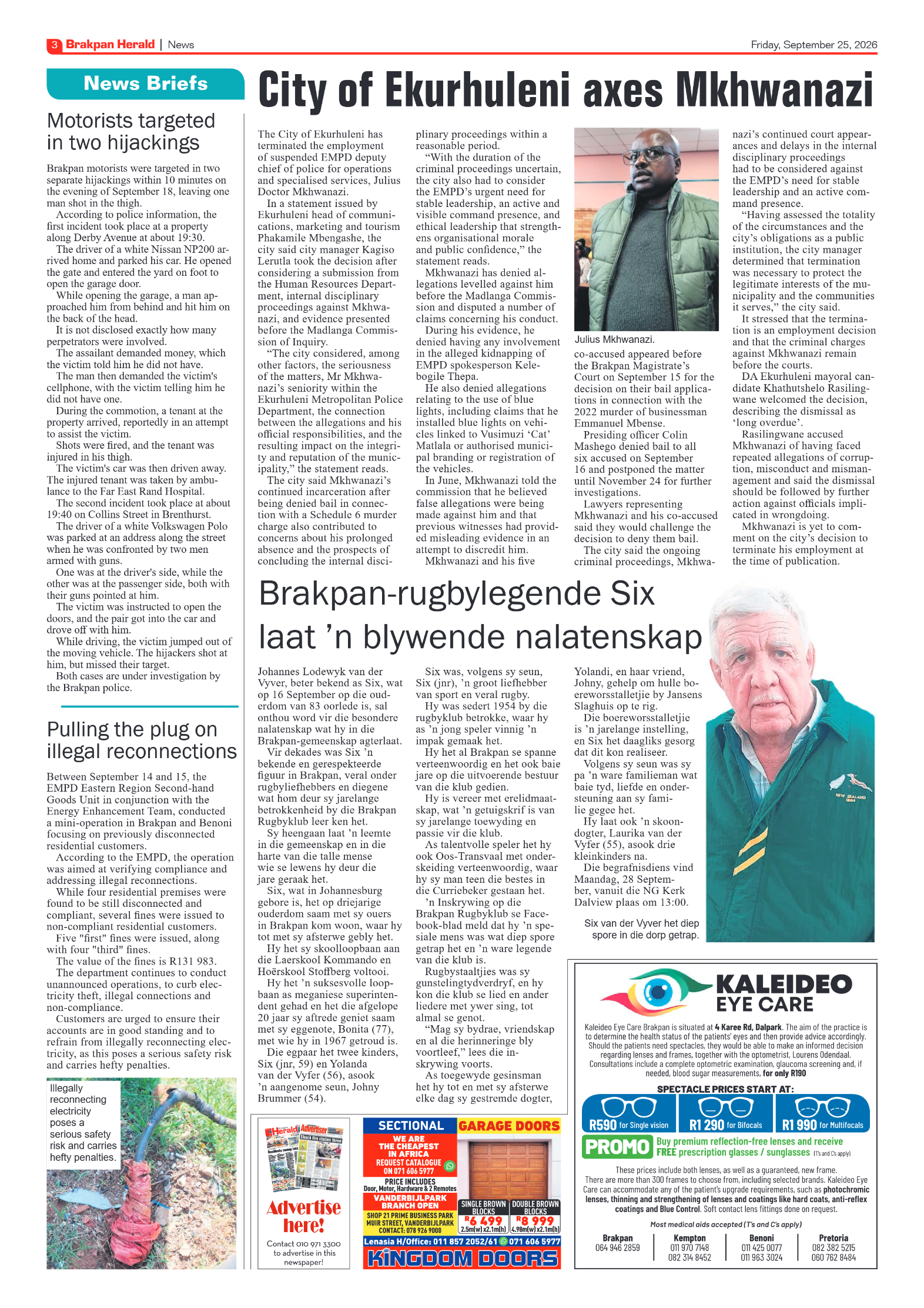 Brakpan Herald 25 September 2026 page 3
