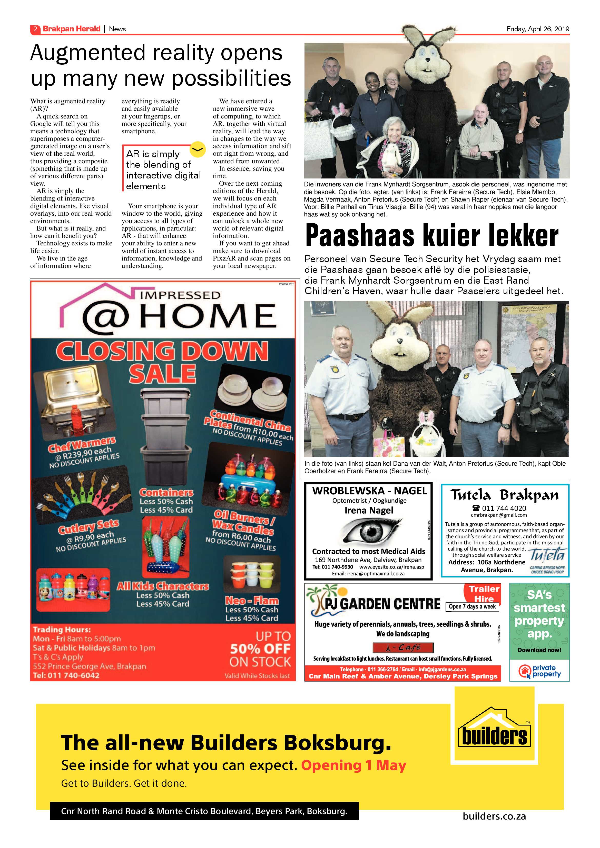 Brakpan Herald 26 April 2019 page 2