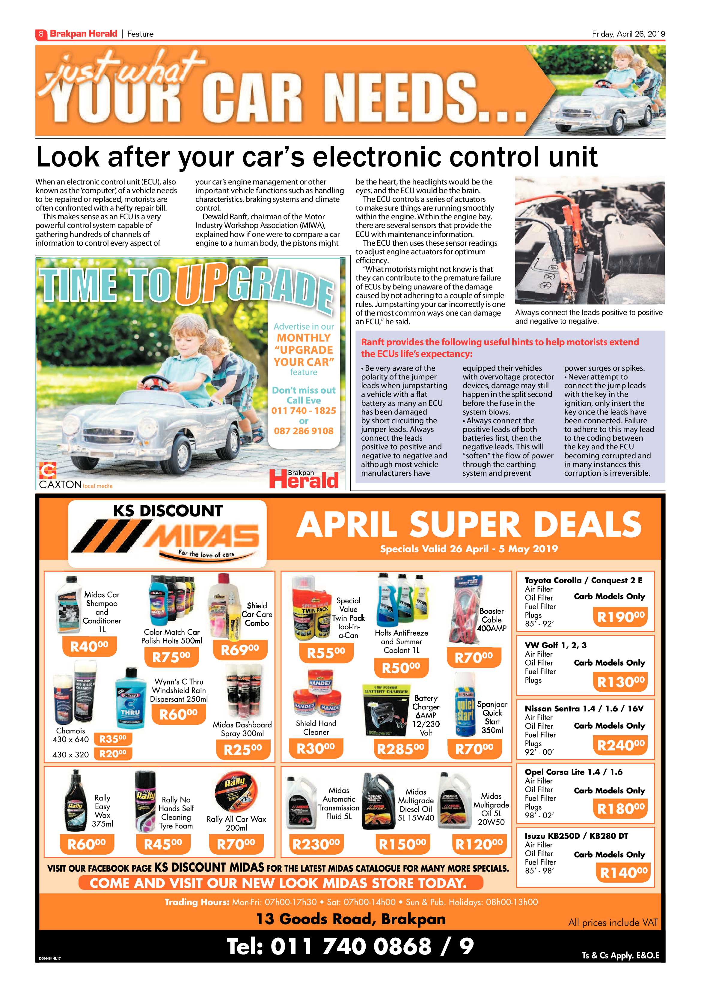 Brakpan Herald 26 April 2019 page 8