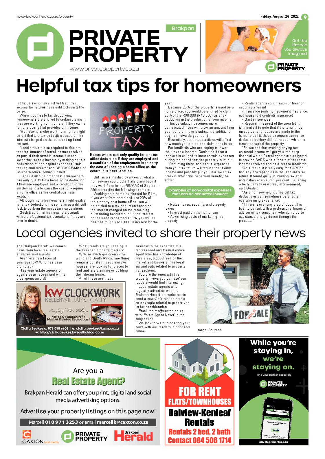 Brakpan Herald 26 Aug 2022 page 9