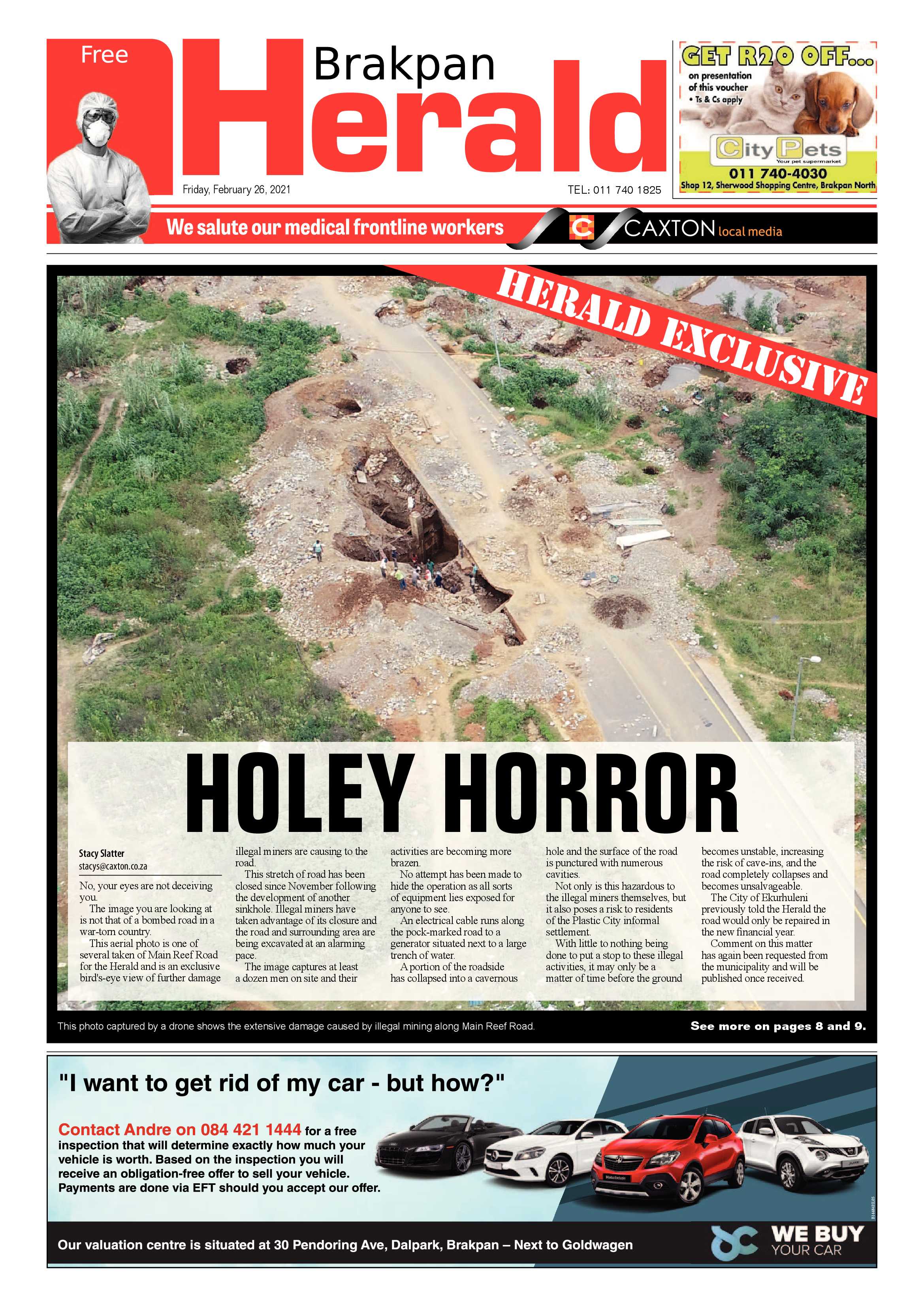 Brakpan Herald 26 February 2021 page 1