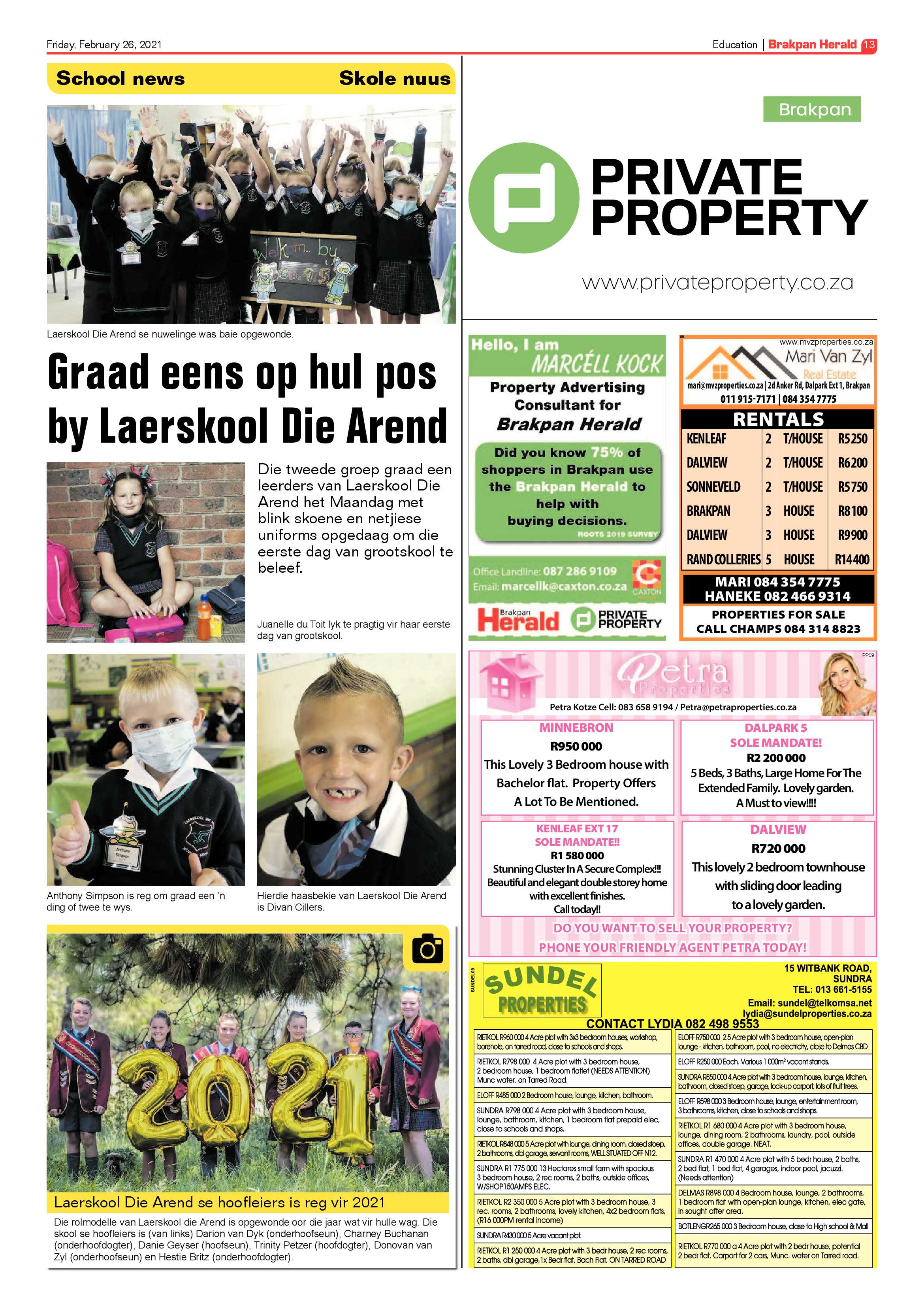Brakpan Herald 26 February 2021 page 13