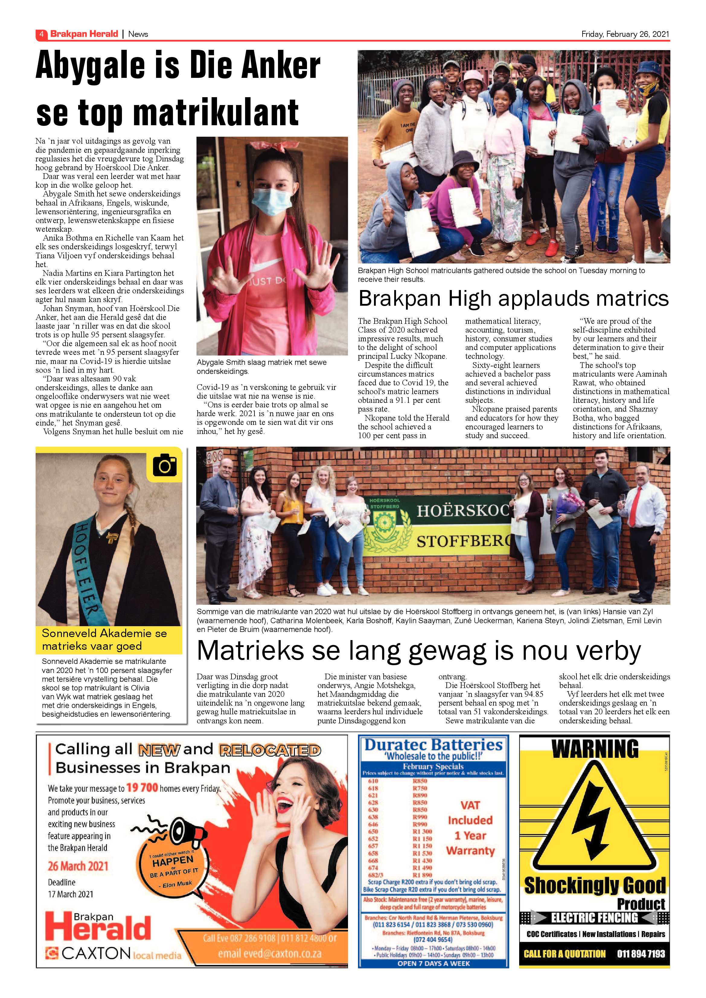 Brakpan Herald 26 February 2021 page 5