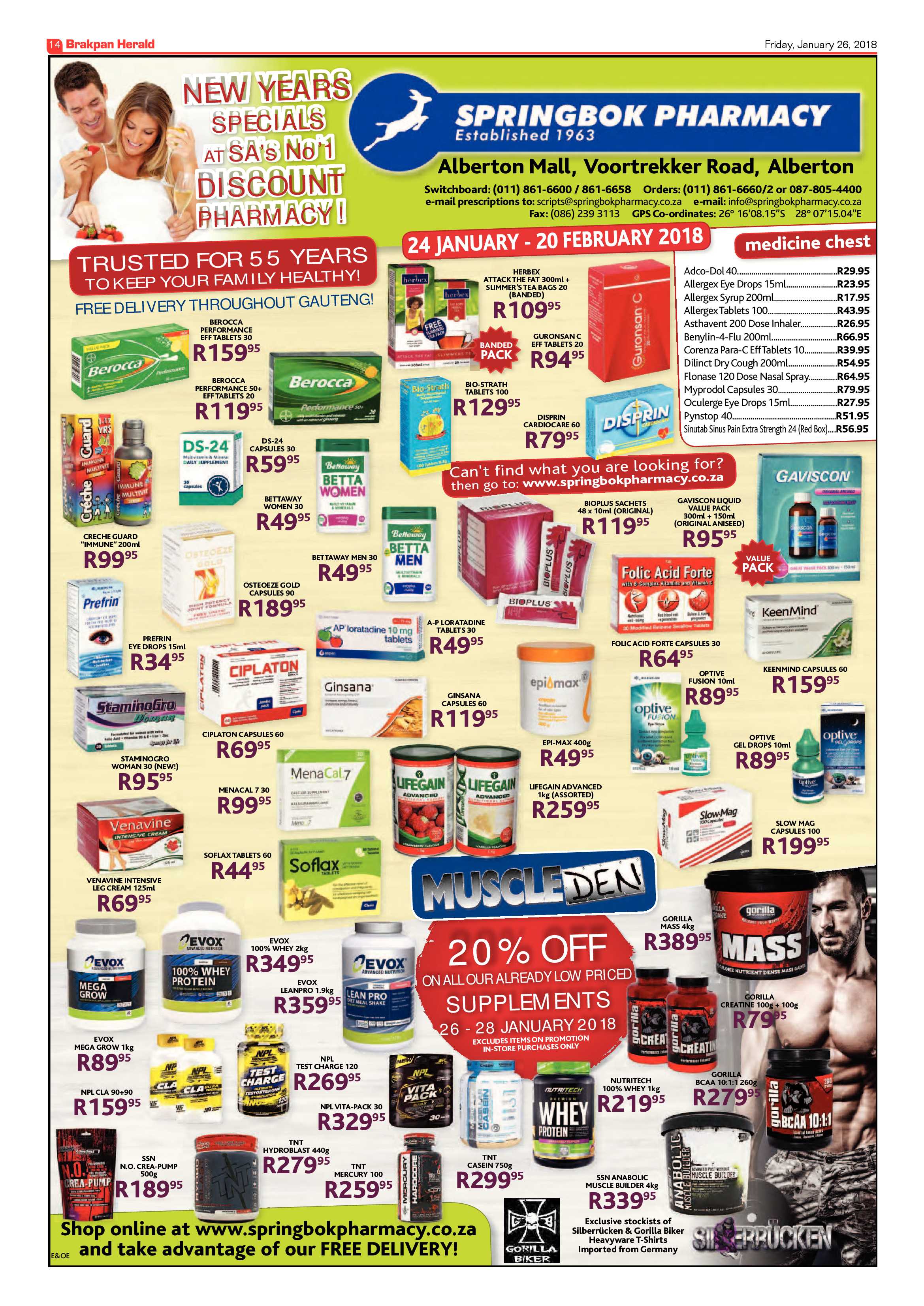 Brakpan Herald 26 January 2018 page 16