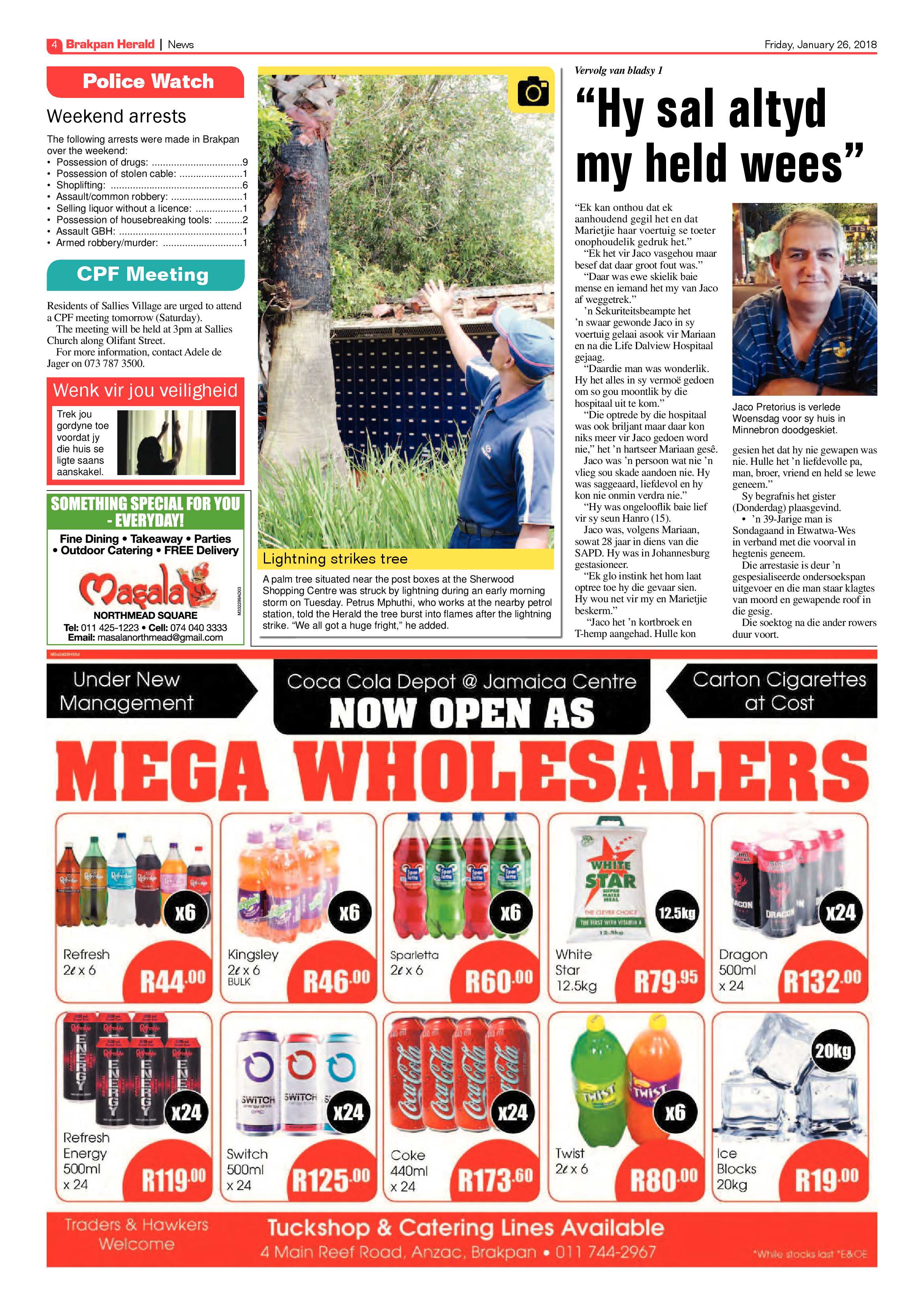 Brakpan Herald 26 January 2018 page 6