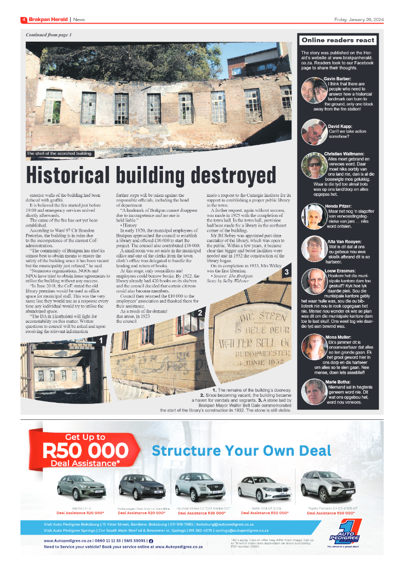 Brakpan Herald 26 January 2024 page 4