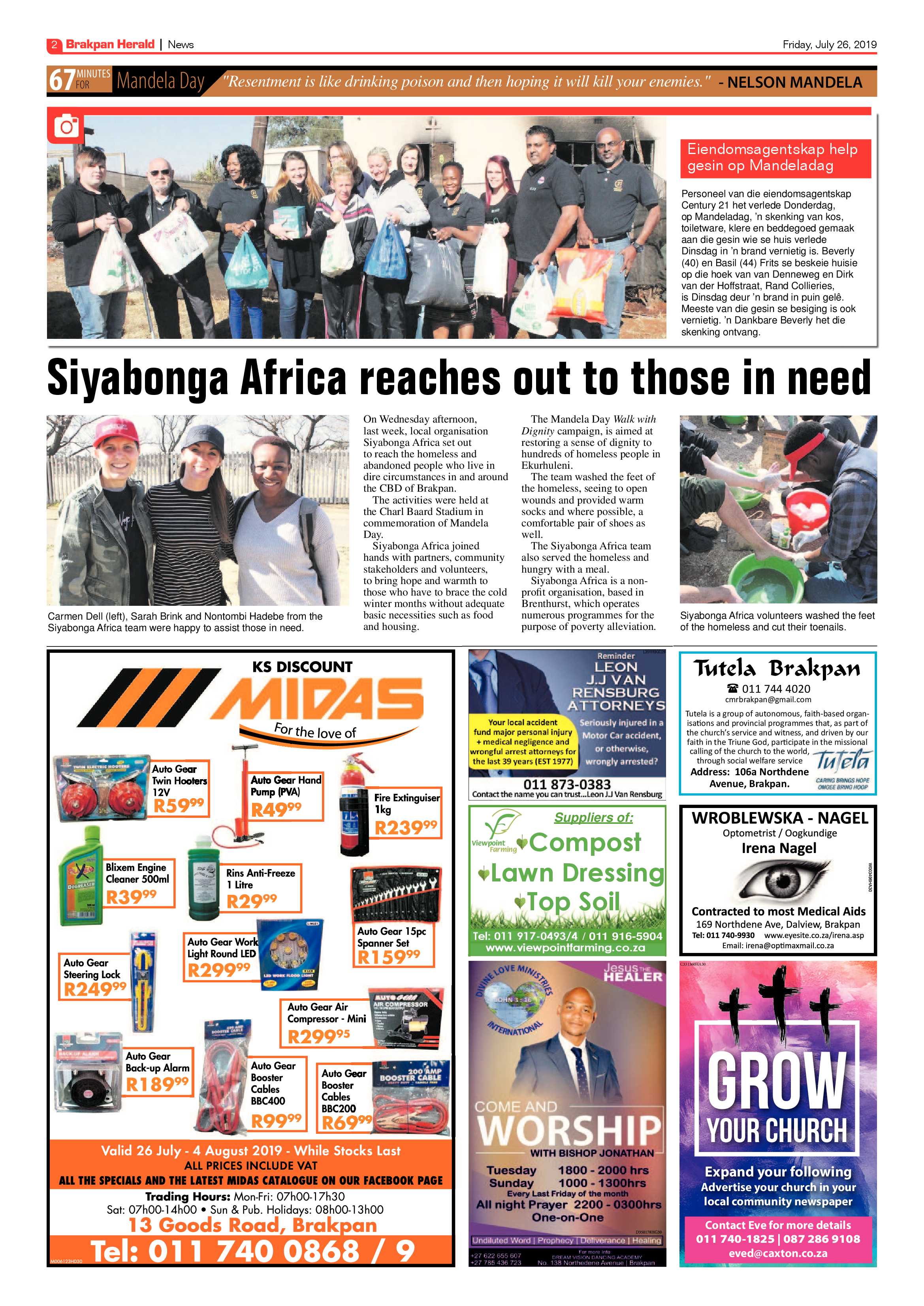 Brakpan Herald 26 July 2019 page 2