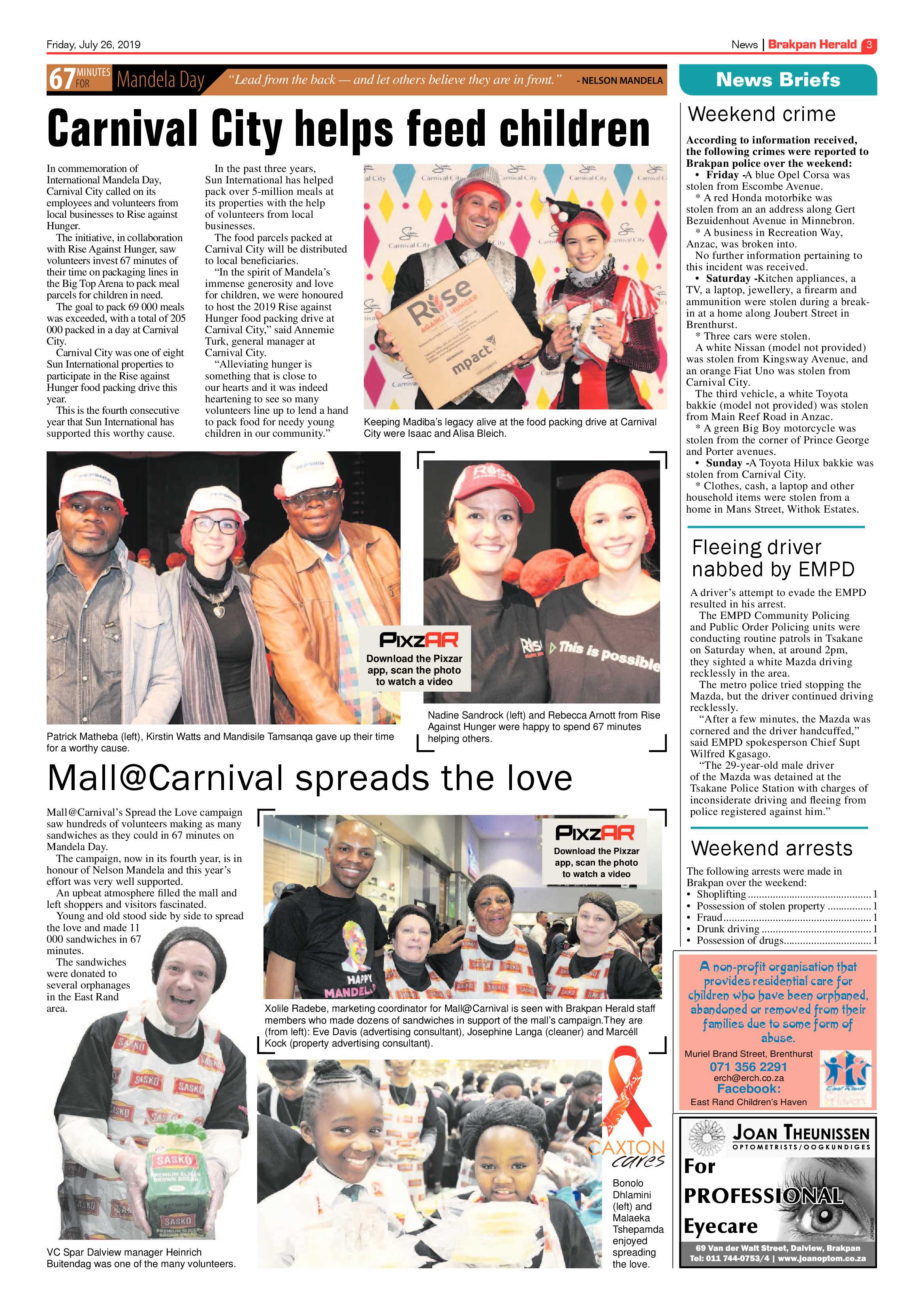Brakpan Herald 26 July 2019 page 3