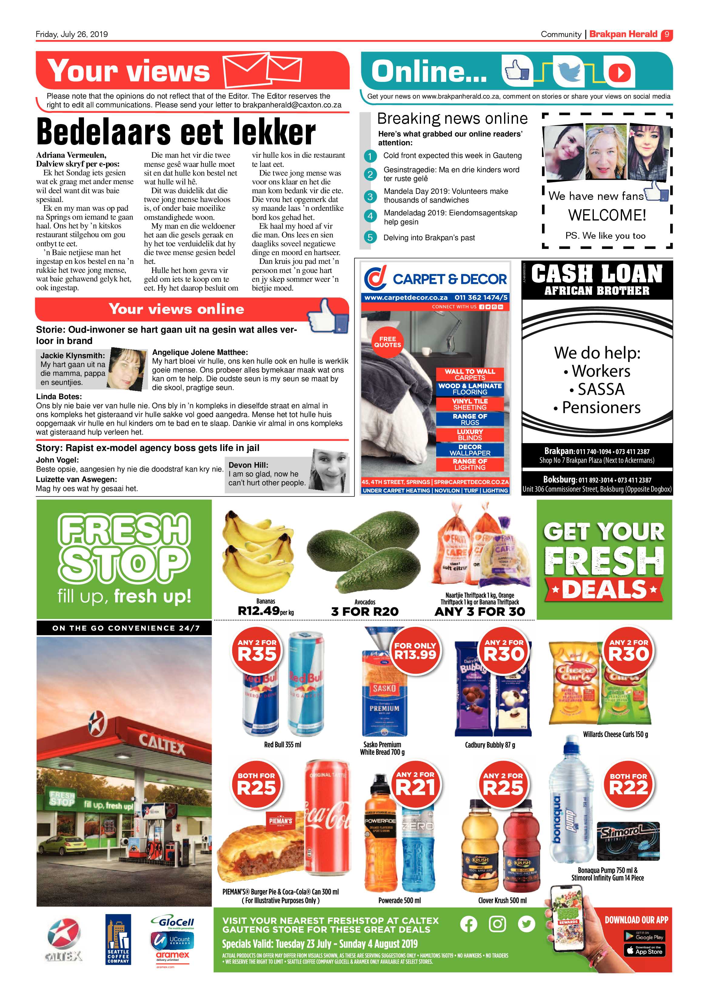 Brakpan Herald 26 July 2019 page 9