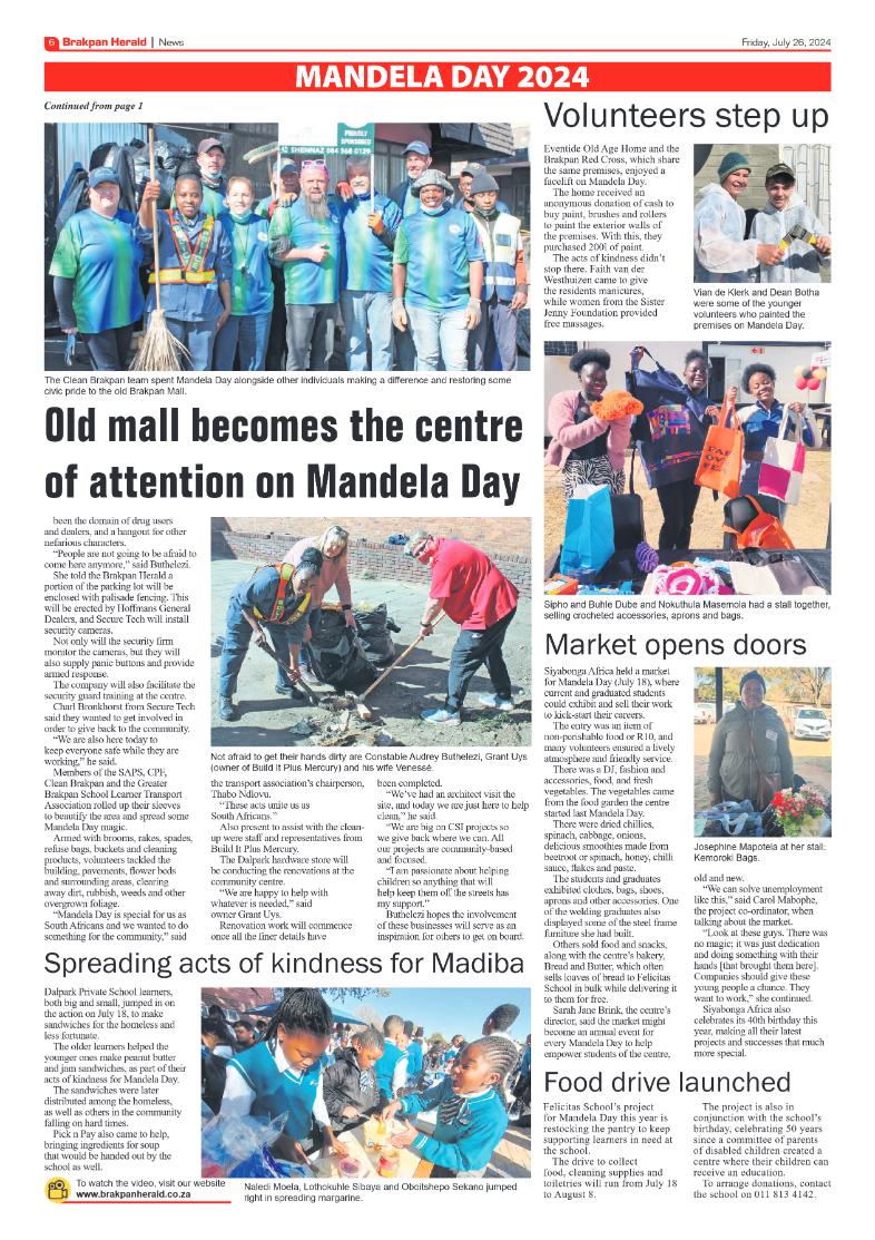 Brakpan Herald 26 July 2024 page 6
