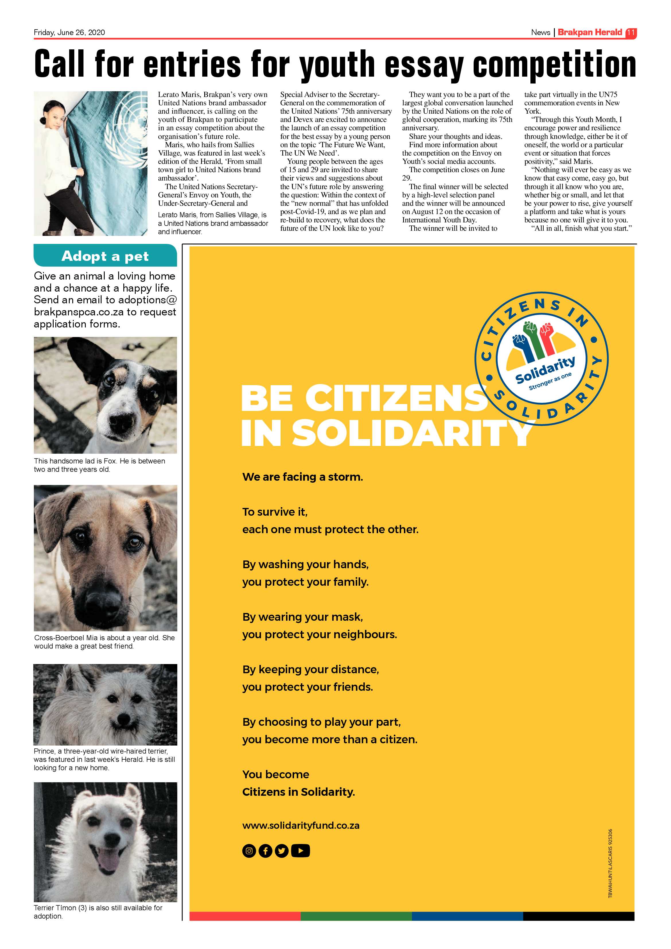Brakpan Herald 26 June 2020 page 11