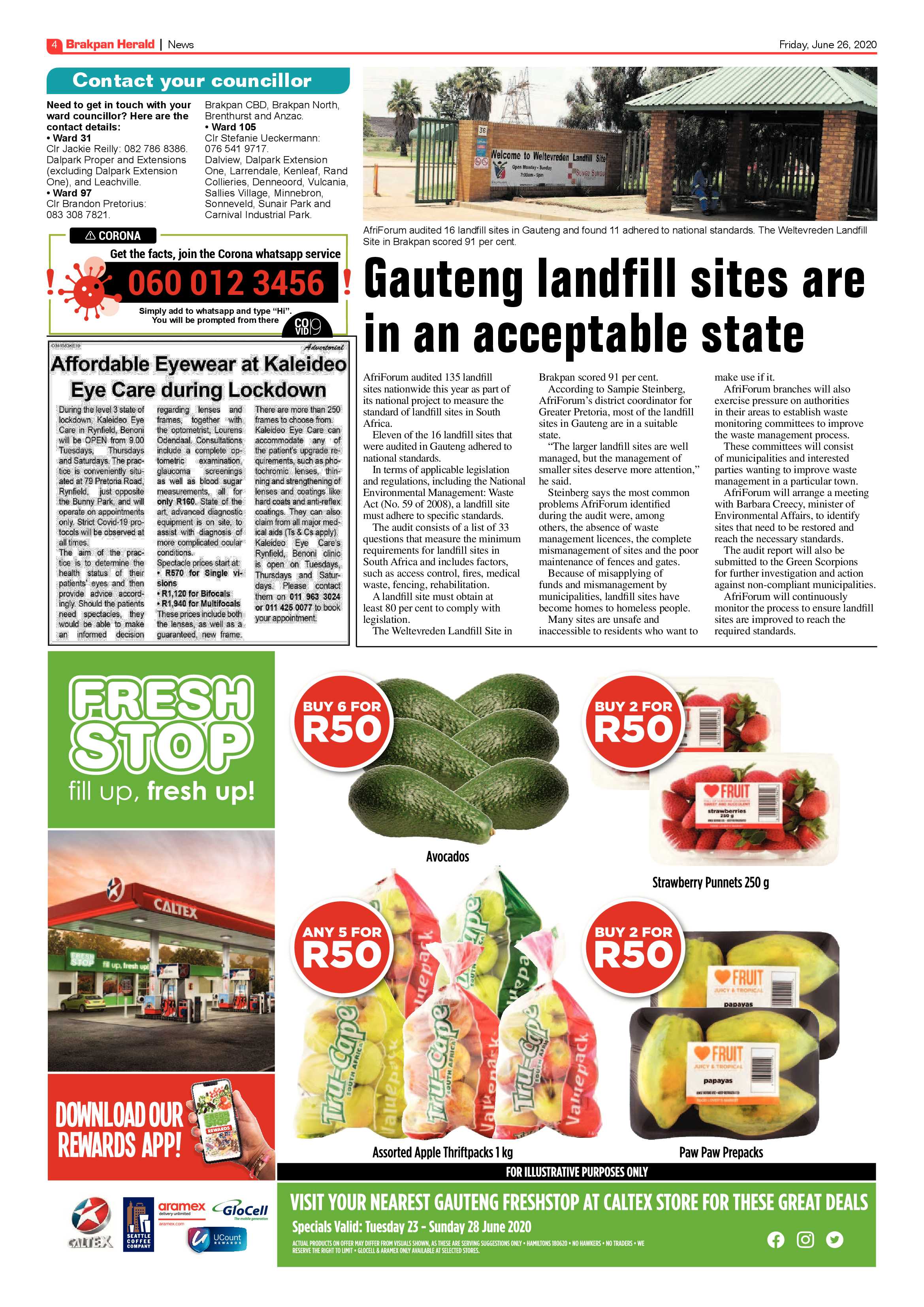Brakpan Herald 26 June 2020 page 4