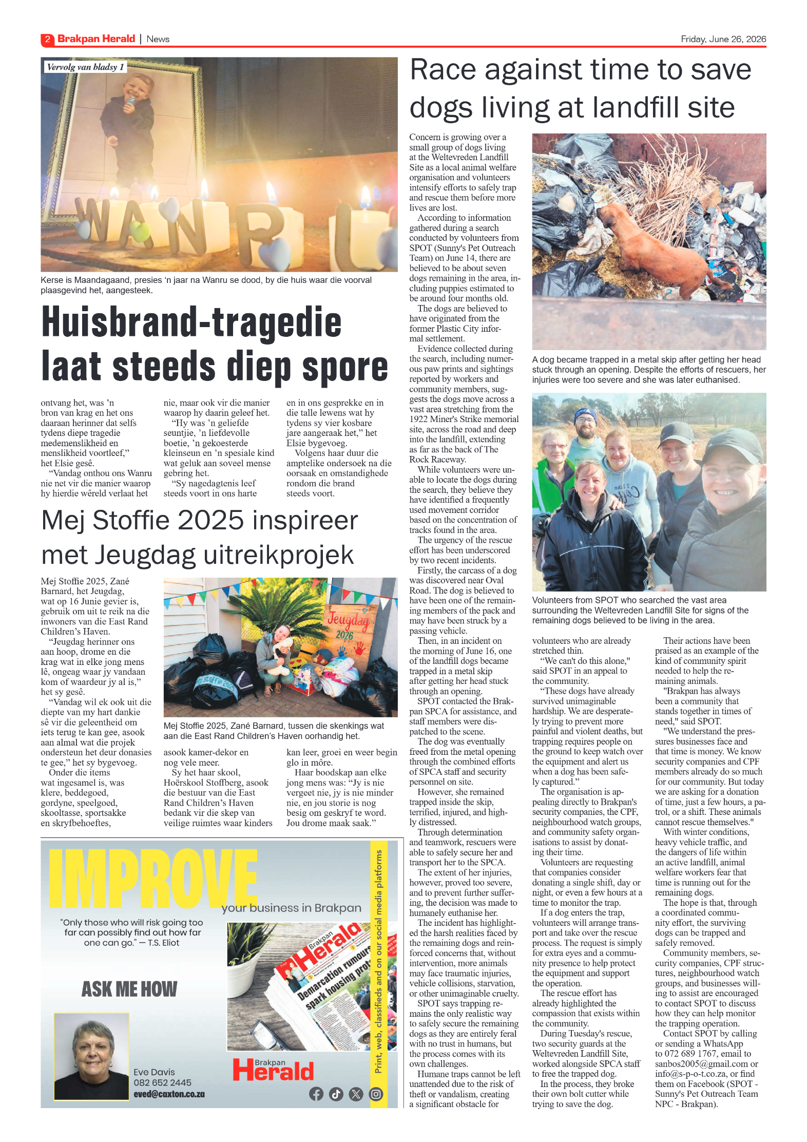 Brakpan Herald 26 June 2026 page 2