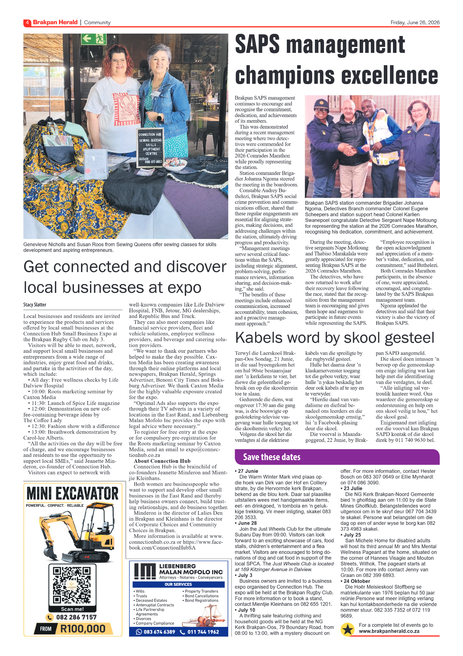 Brakpan Herald 26 June 2026 page 4