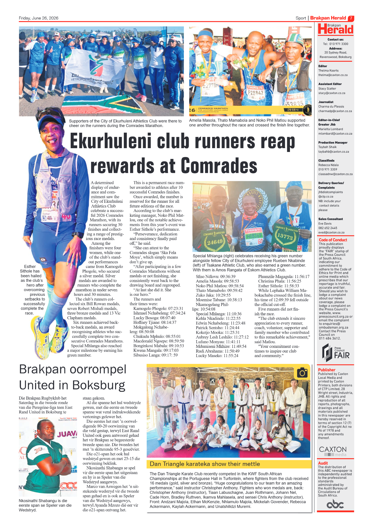 Brakpan Herald 26 June 2026 page 7