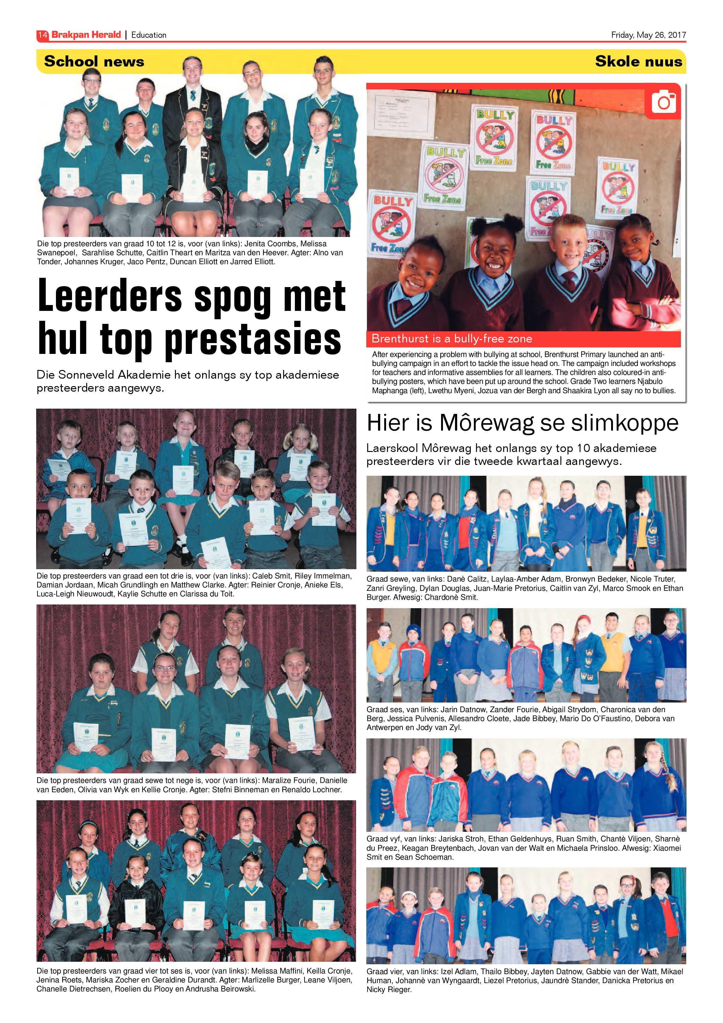 Brakpan Herald 26 May 2017 page 14