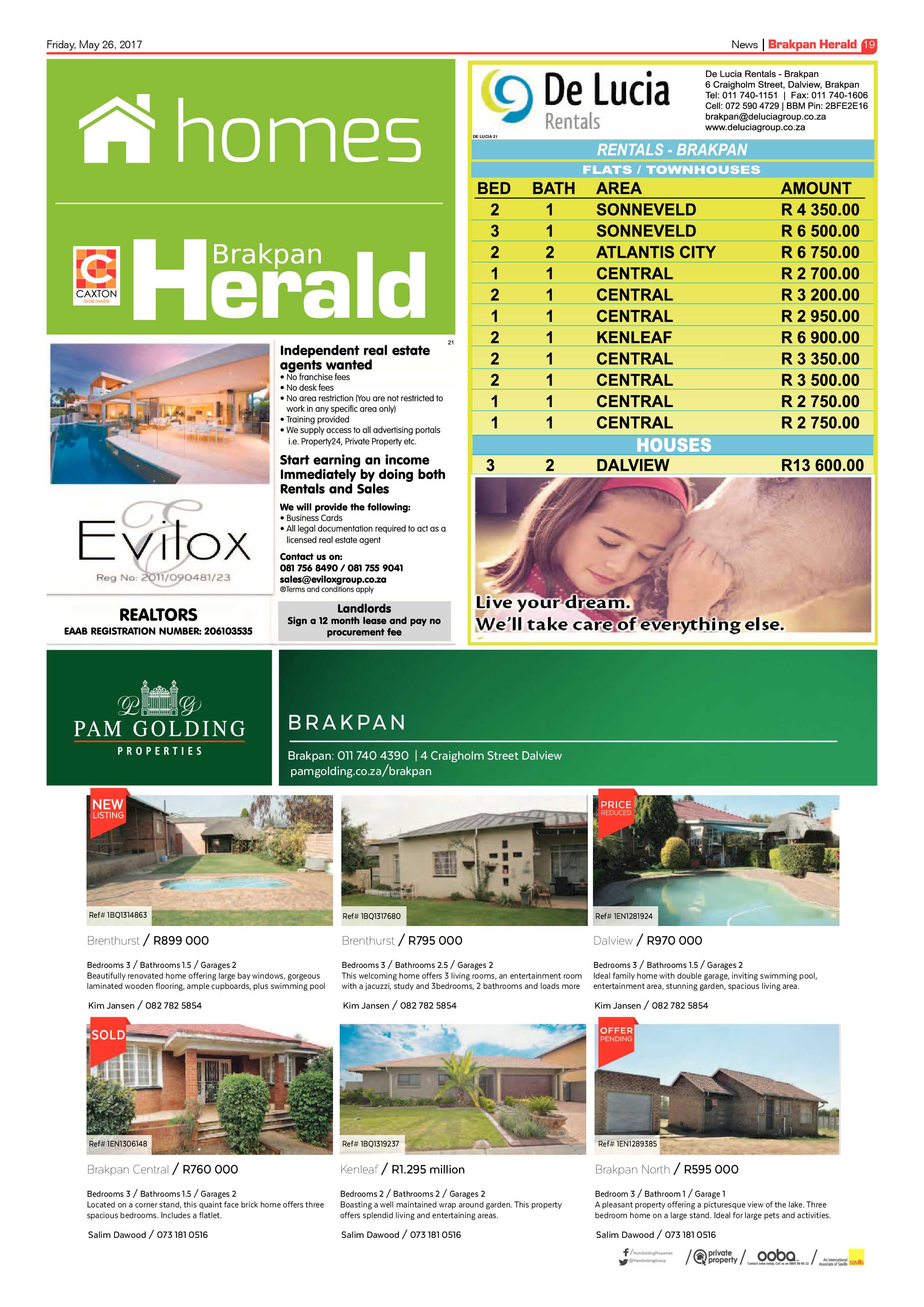 Brakpan Herald 26 May 2017 page 19