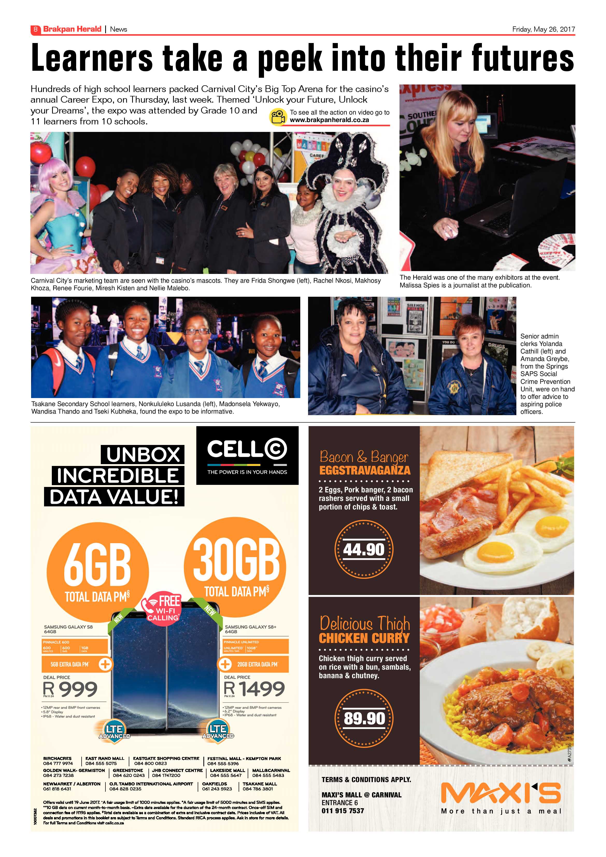 Brakpan Herald 26 May 2017 page 8