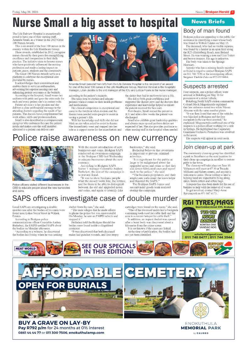 Brakpan Herald 26 May 2022 page 3