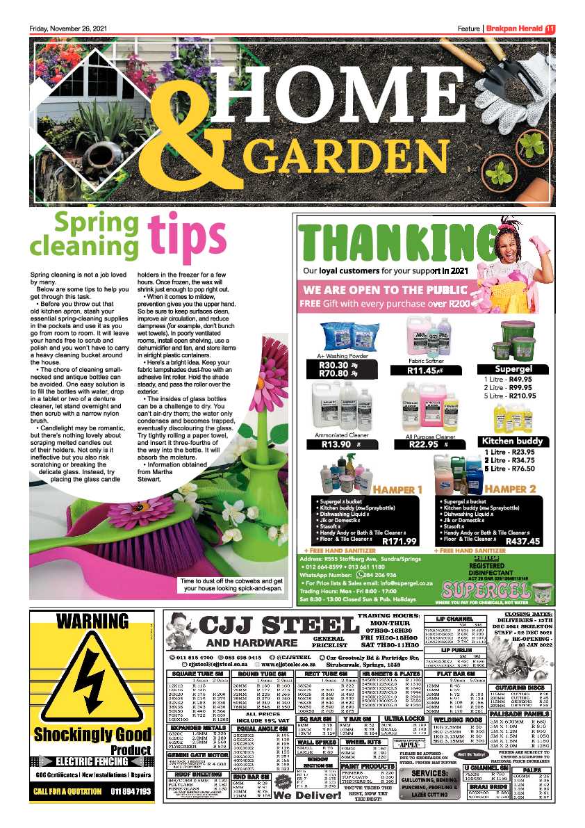 Brakpan Herald 26 November 2021 page 11
