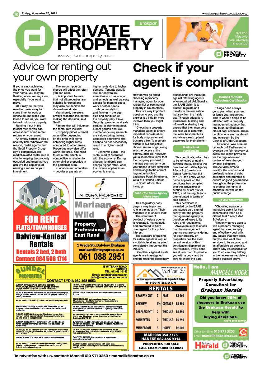 Brakpan Herald 26 November 2021 page 12
