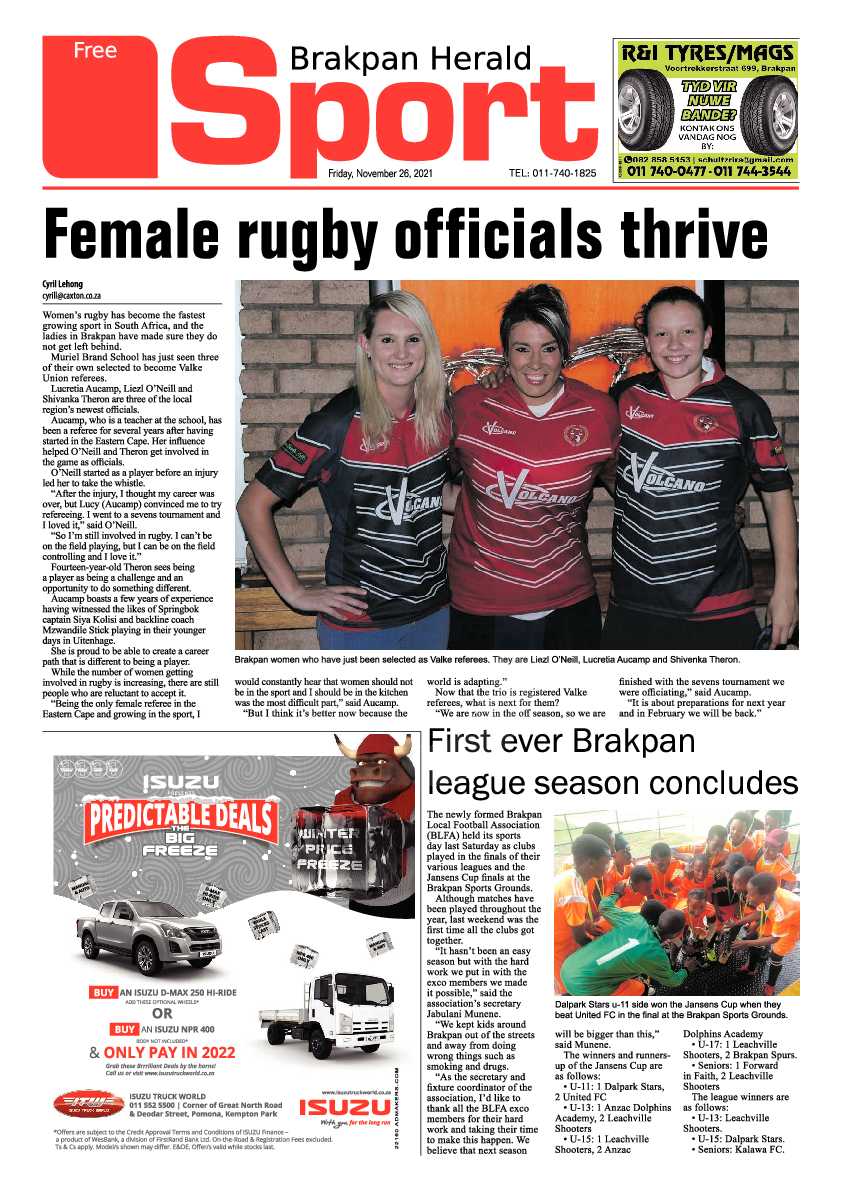 Brakpan Herald 26 November 2021 page 16