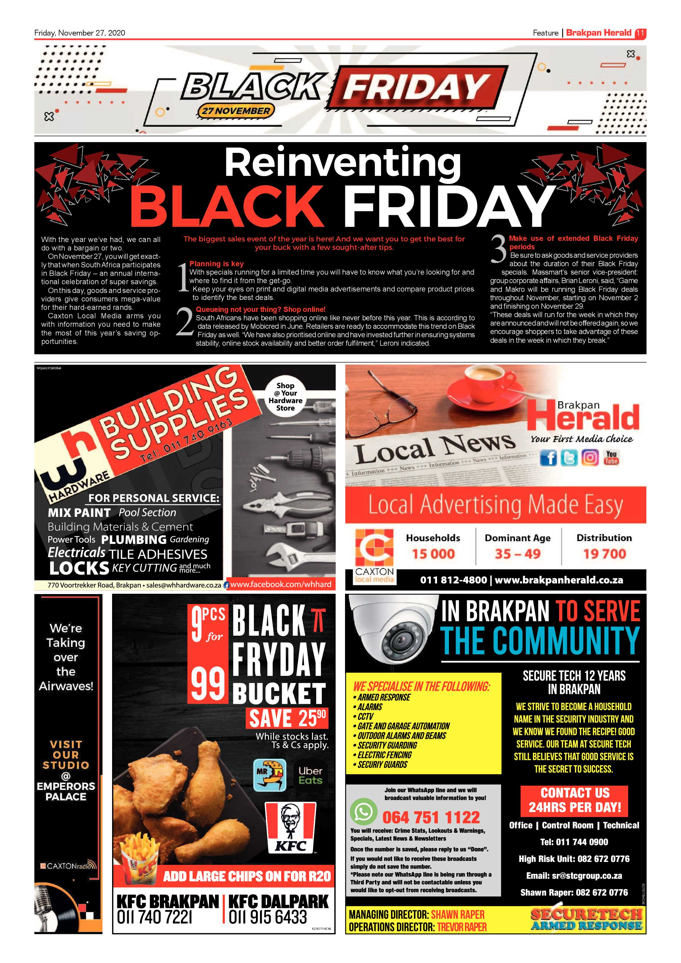 Brakpan Herald 26 November  2020 page 11