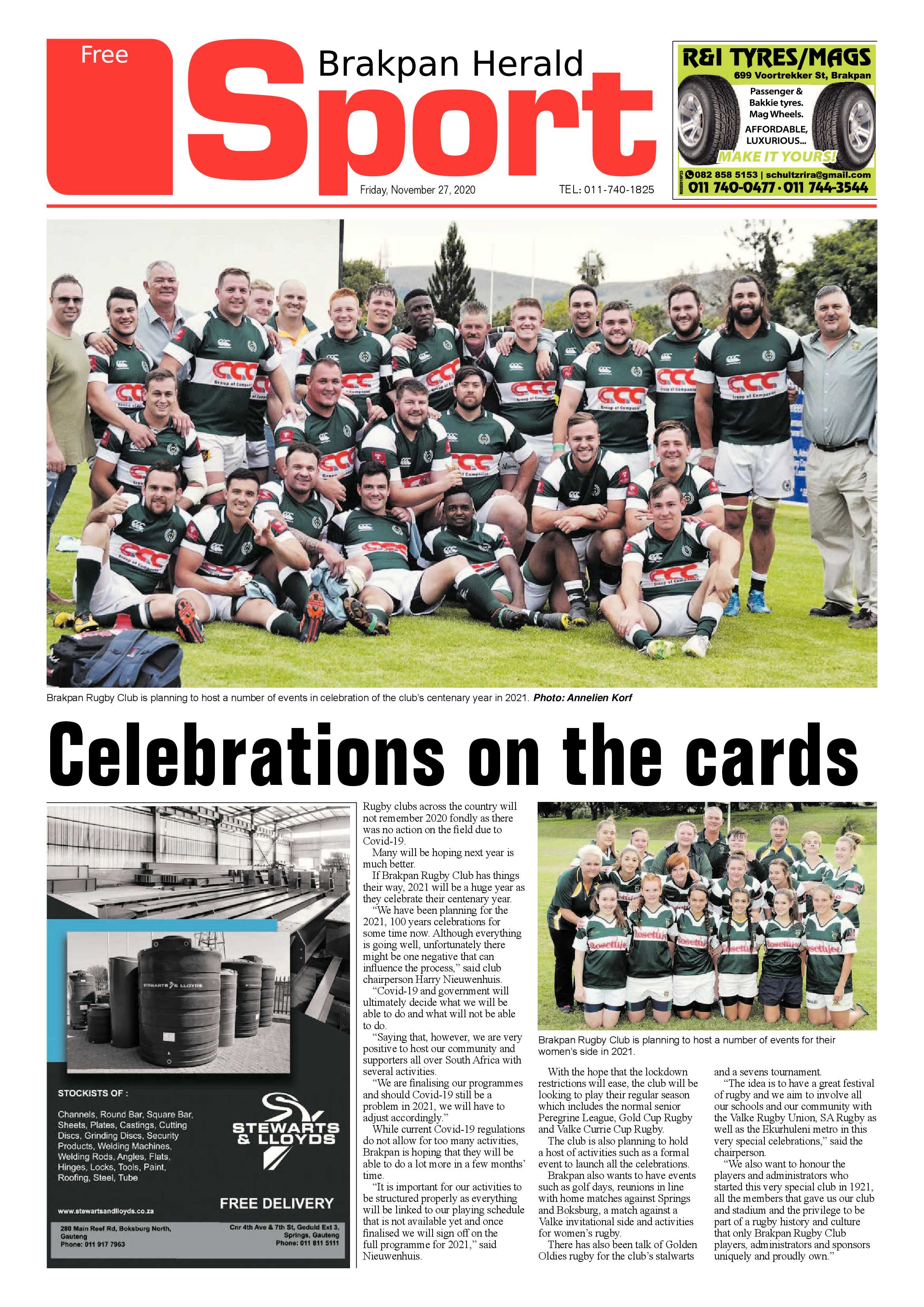 Brakpan Herald 26 November  2020 page 20