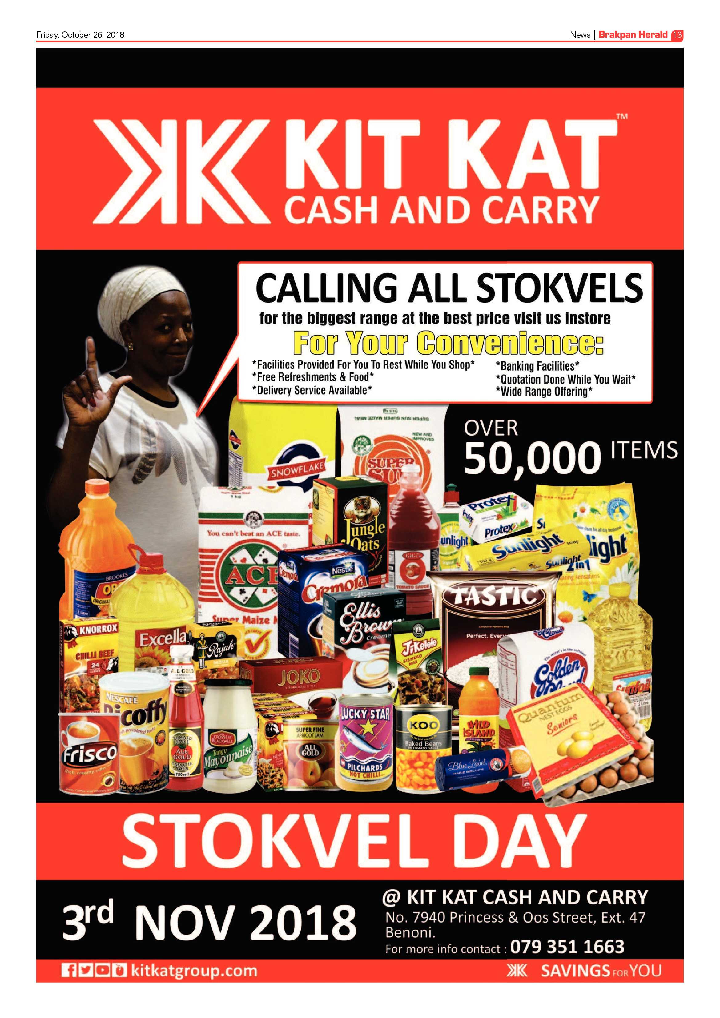 Brakpan Herald 26 October 2018 page 13
