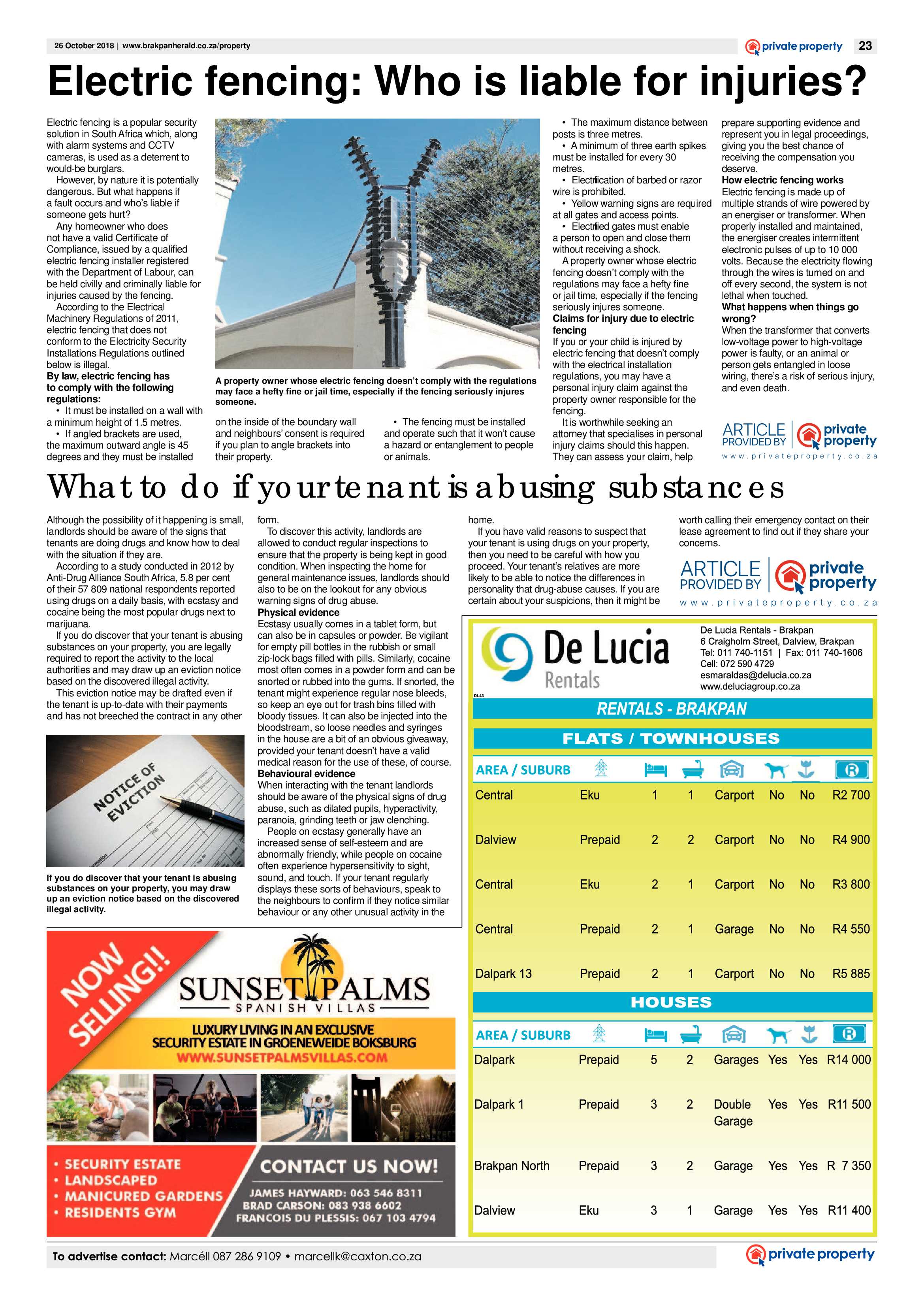 Brakpan Herald 26 October 2018 page 23