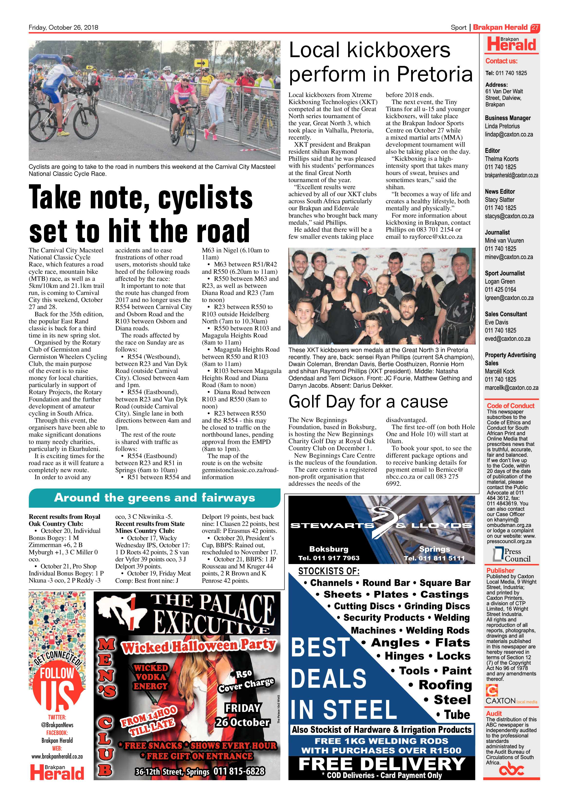 Brakpan Herald 26 October 2018 page 27