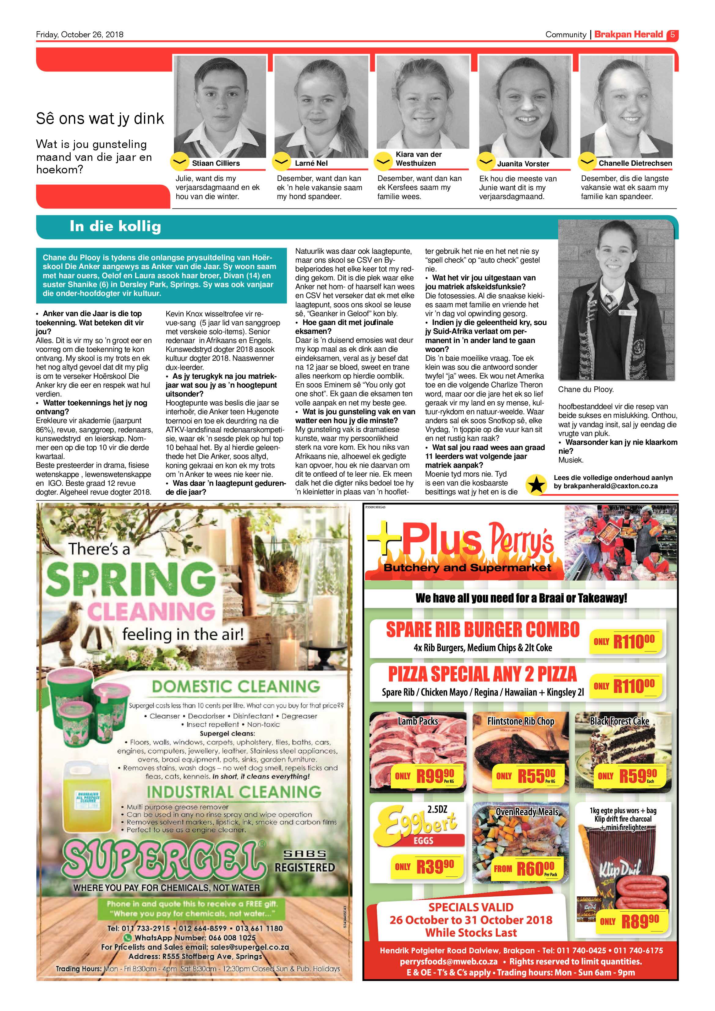 Brakpan Herald 26 October 2018 page 5