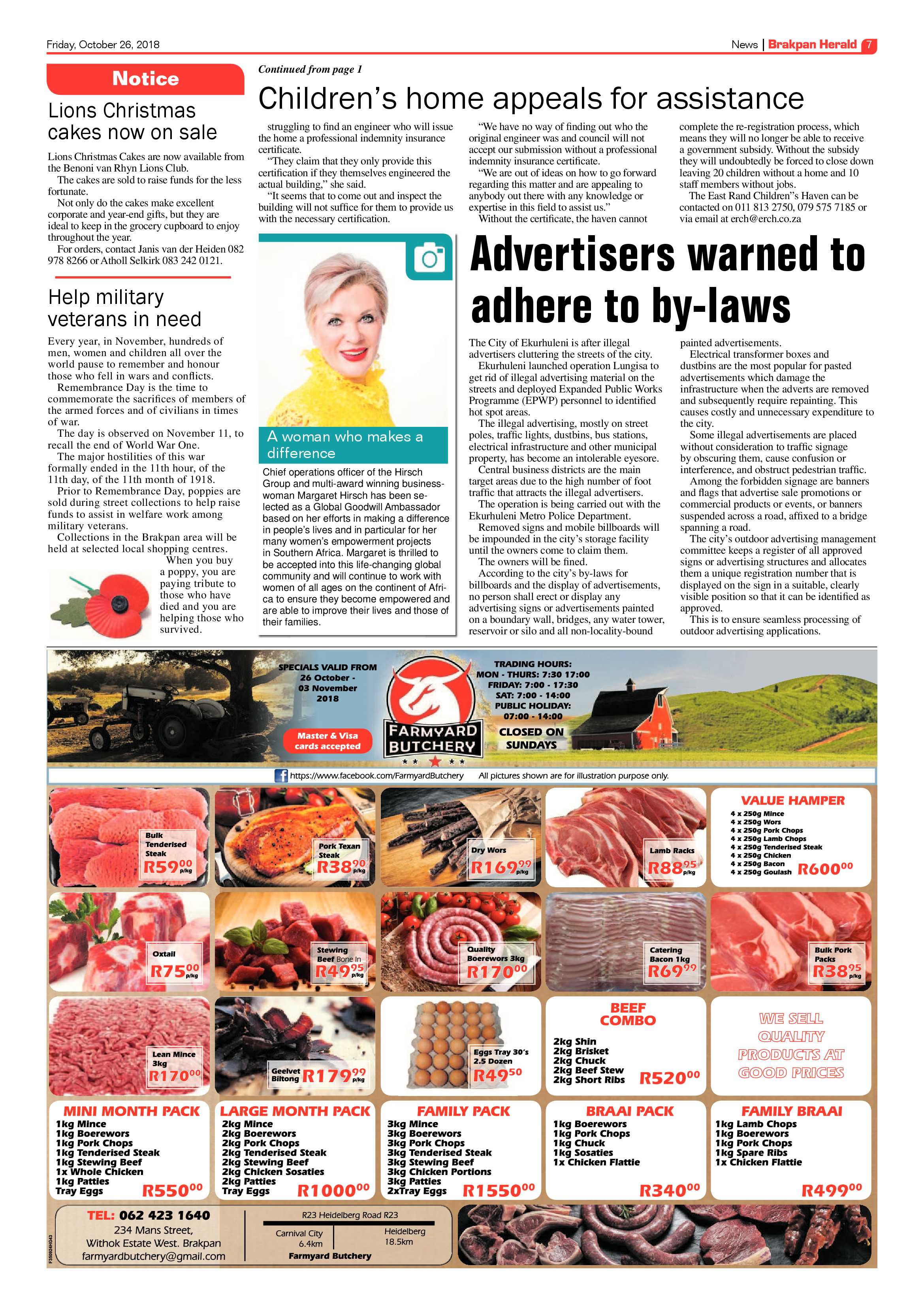 Brakpan Herald 26 October 2018 page 7