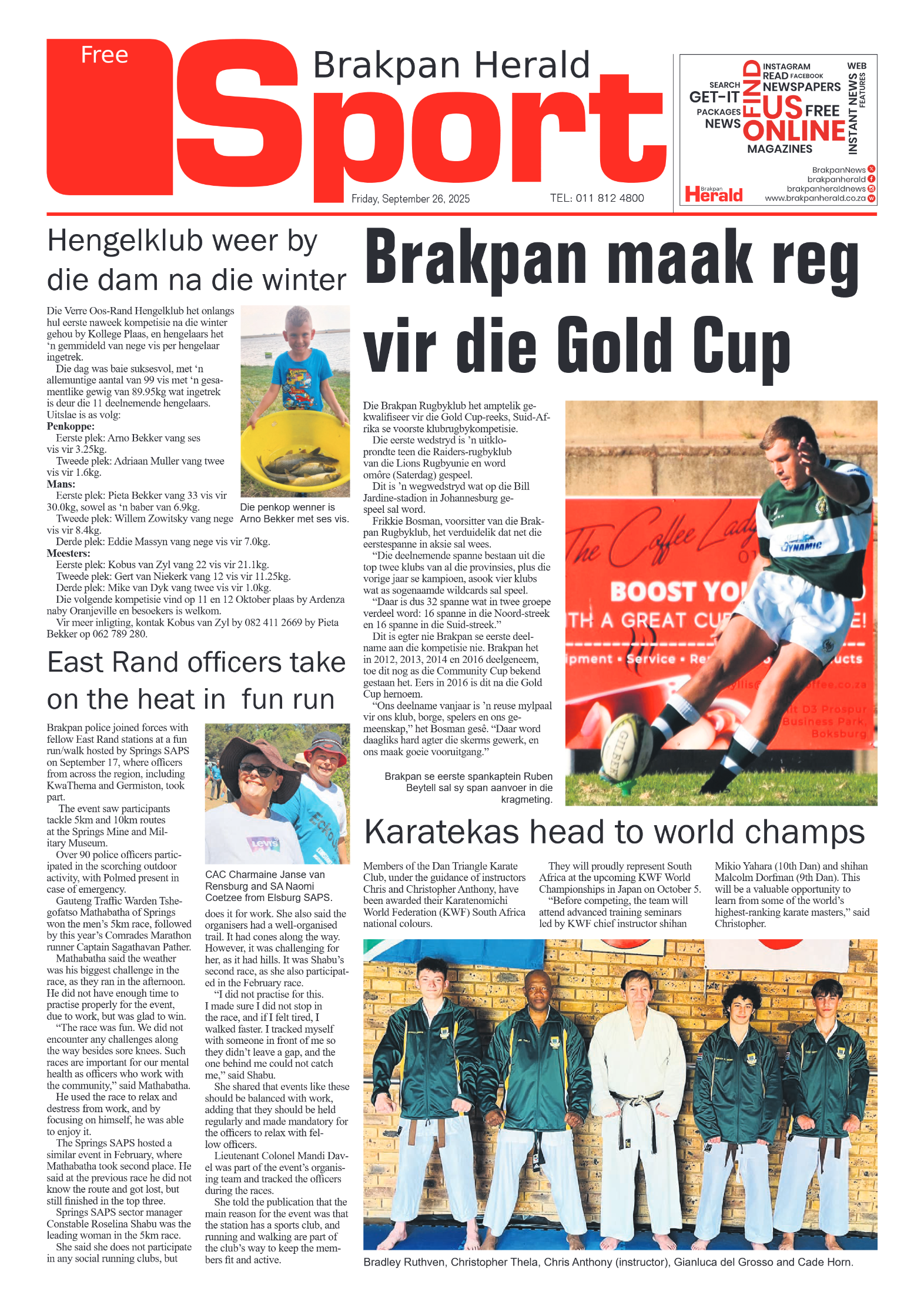 Brakpan Herald 26 September 2025 page 8