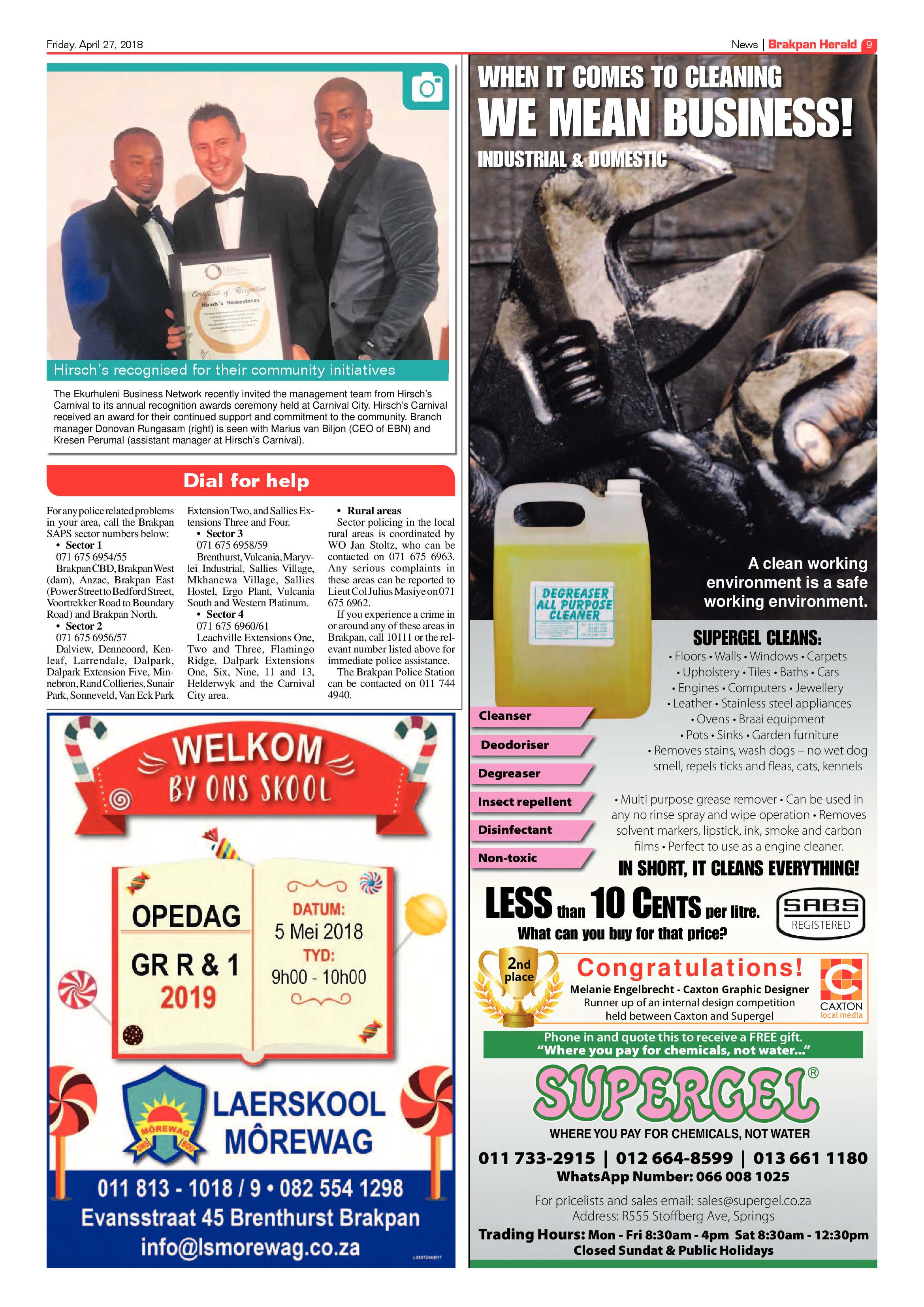 Brakpan Herald 27 April 2018 page 11