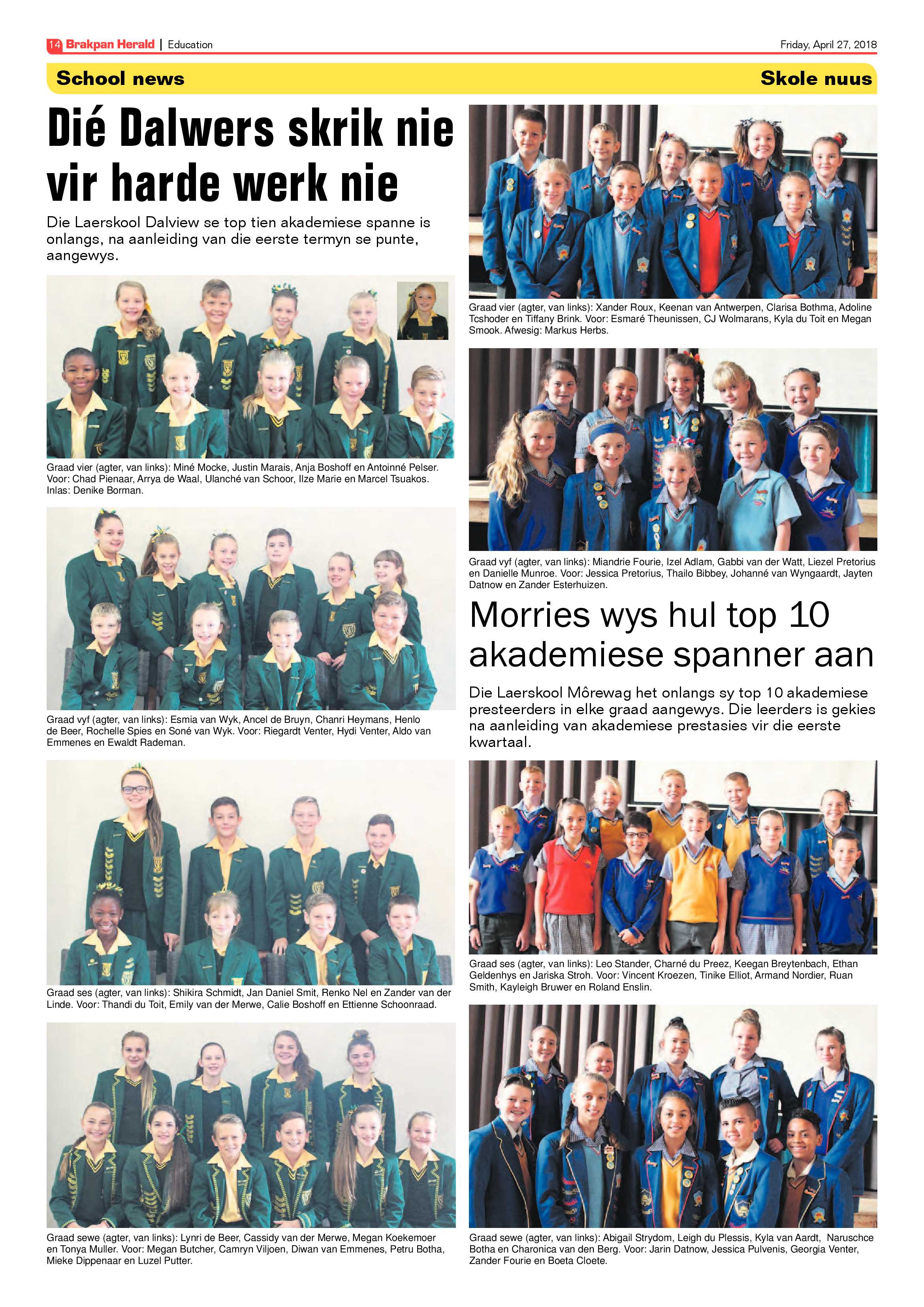 Brakpan Herald 27 April 2018 page 16