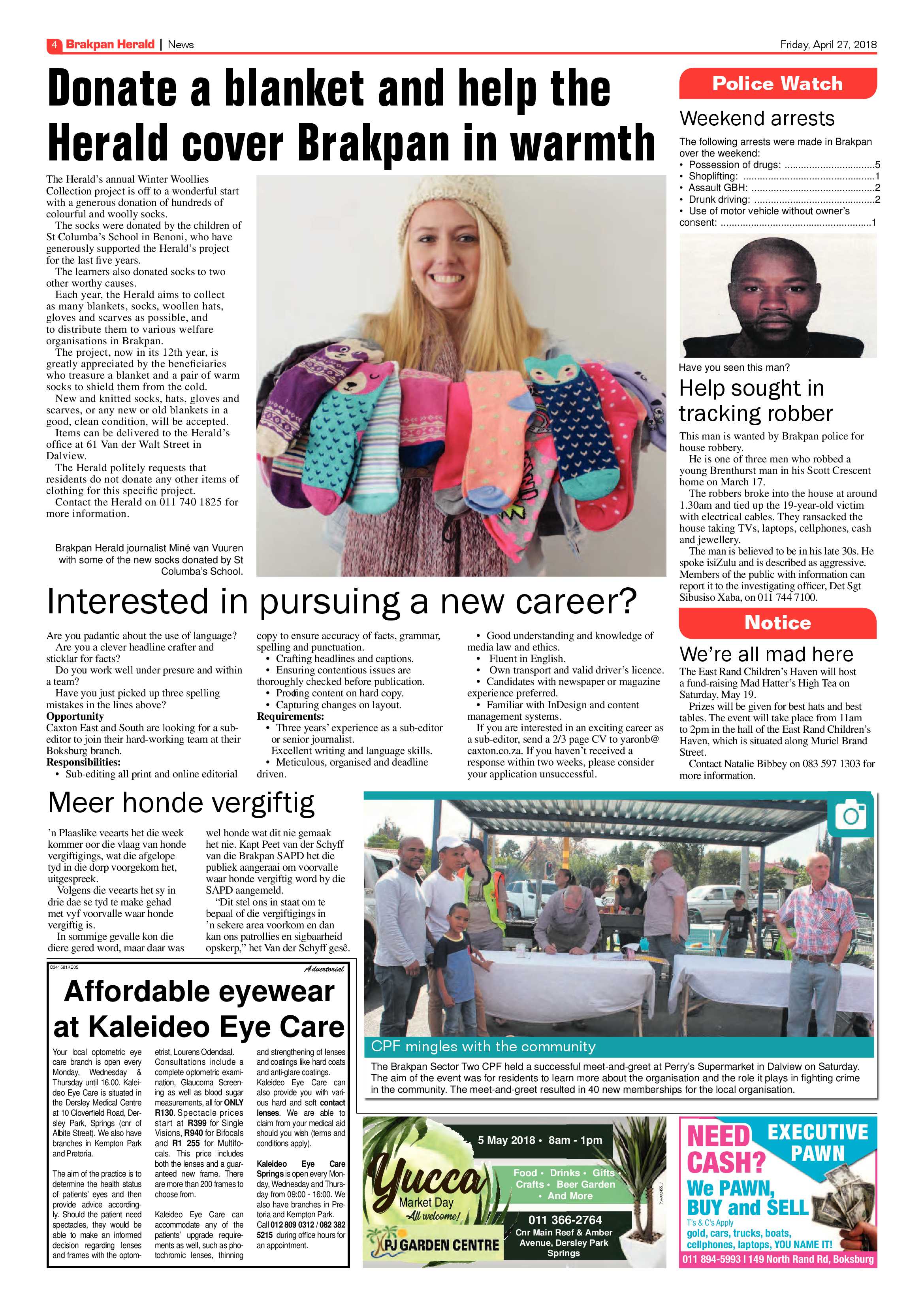 Brakpan Herald 27 April 2018 page 6
