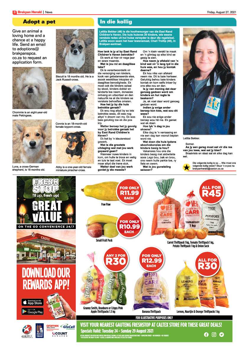 Brakpan Herald 27 August 2021 page 6