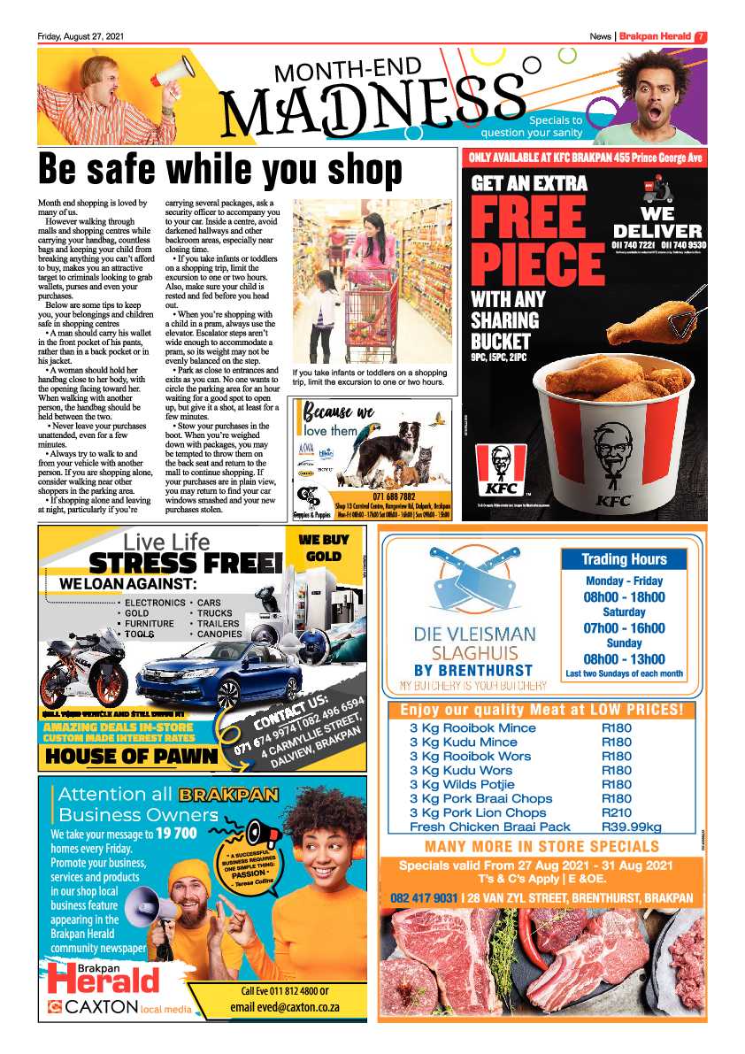 Brakpan Herald 27 August 2021 page 7