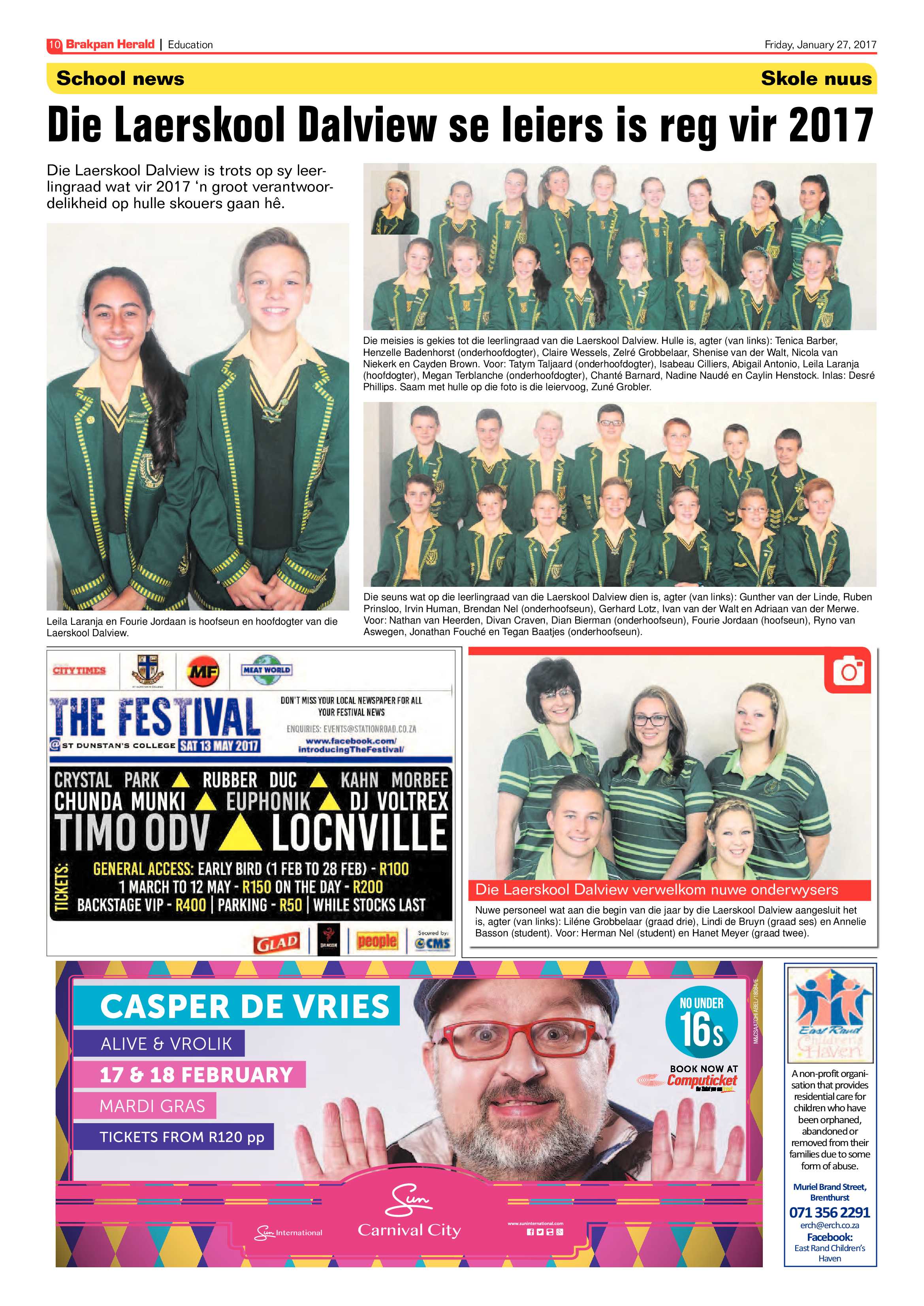 Brakpan Herald 27 January 2017 page 10