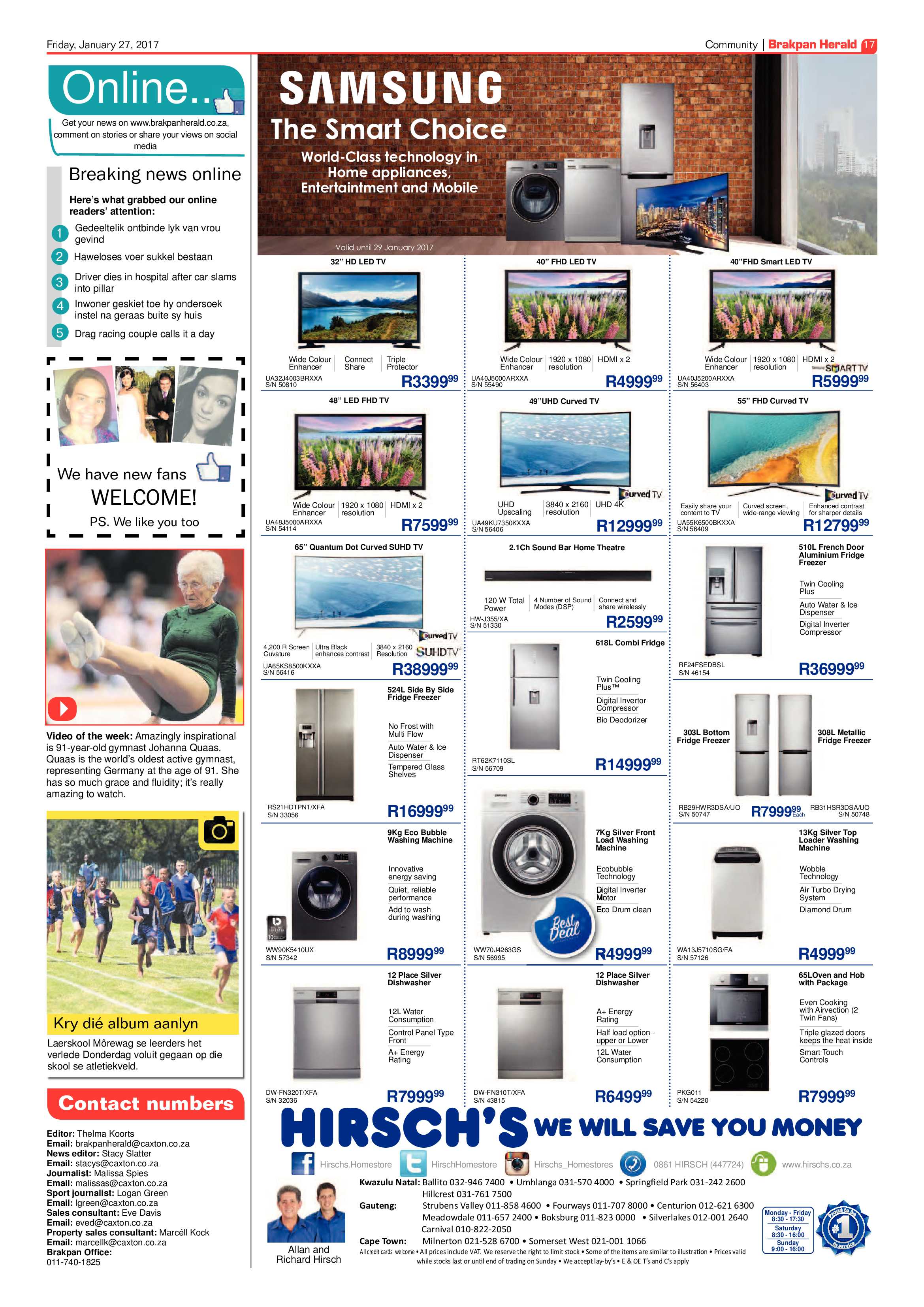 Brakpan Herald 27 January 2017 page 17