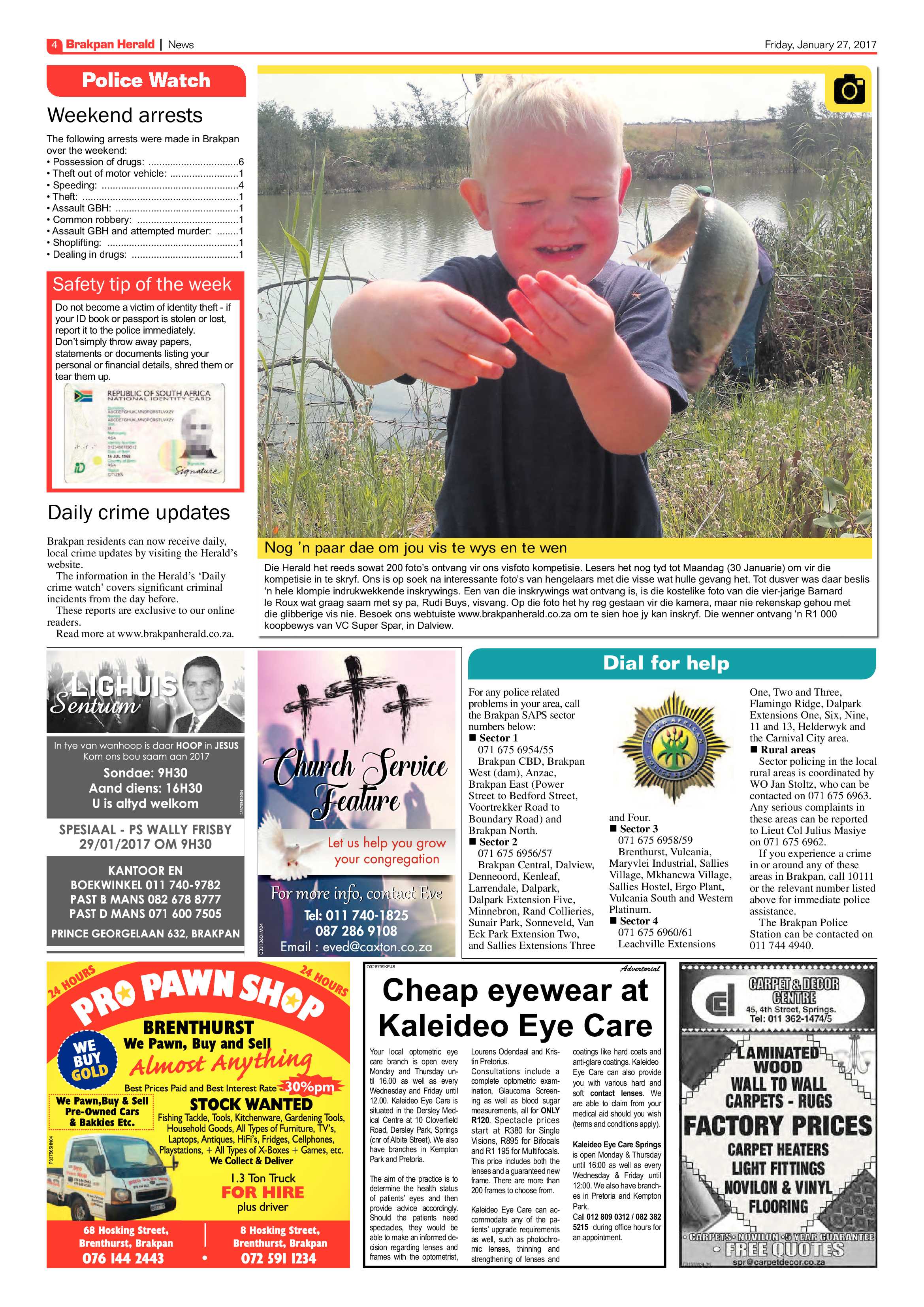 Brakpan Herald 27 January 2017 page 4