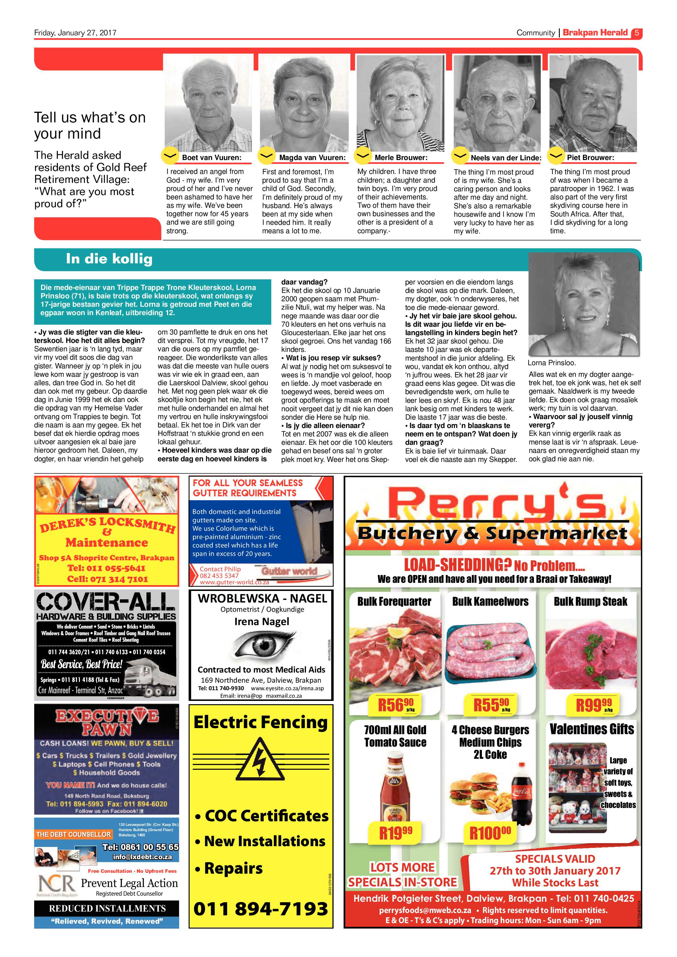 Brakpan Herald 27 January 2017 page 5