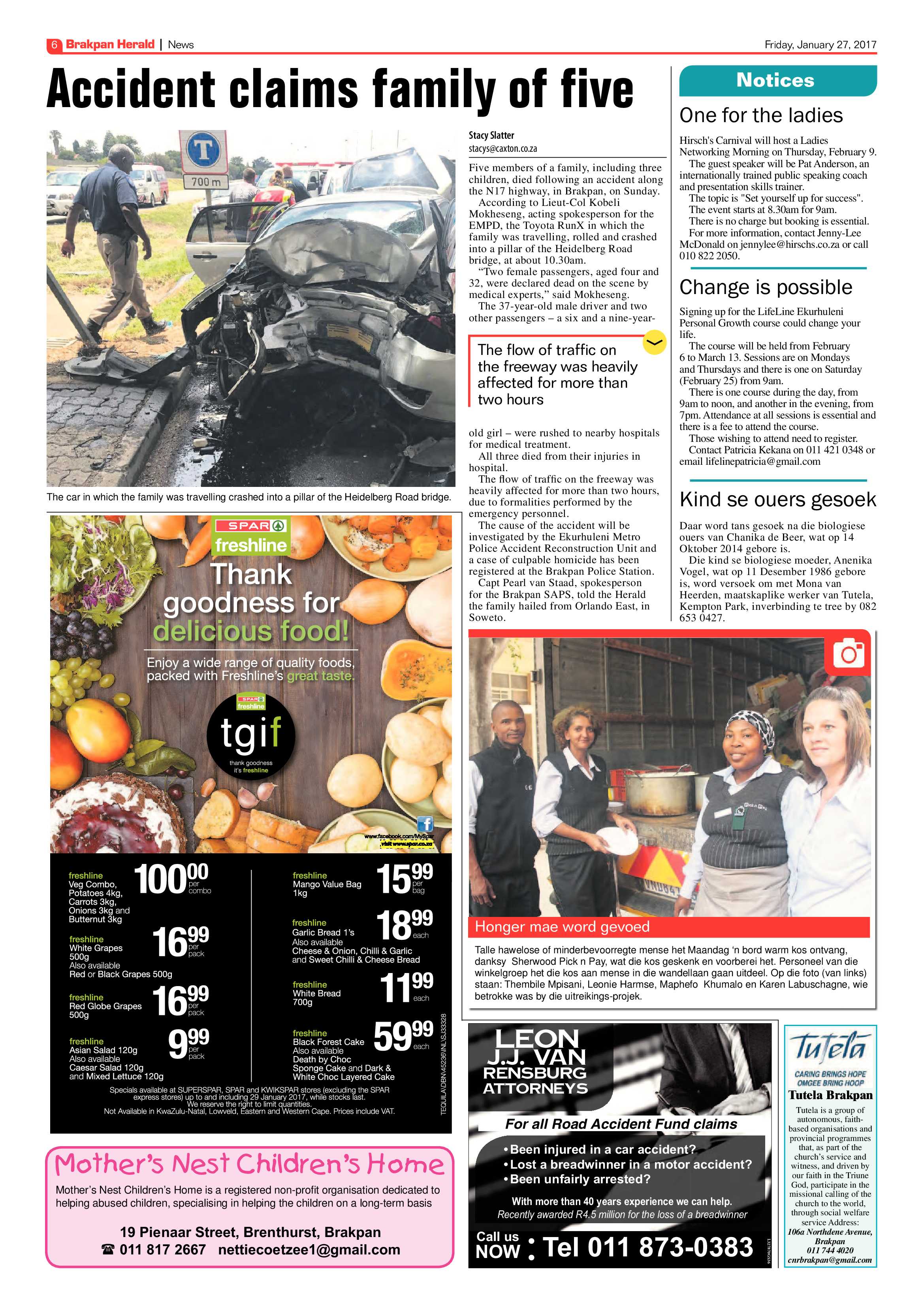 Brakpan Herald 27 January 2017 page 6